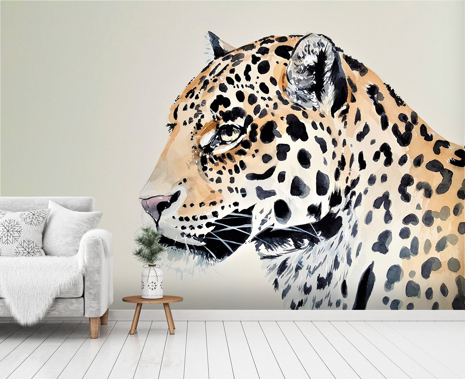 3D Tiger Head 209 Wallpaper AJ Wallpaper