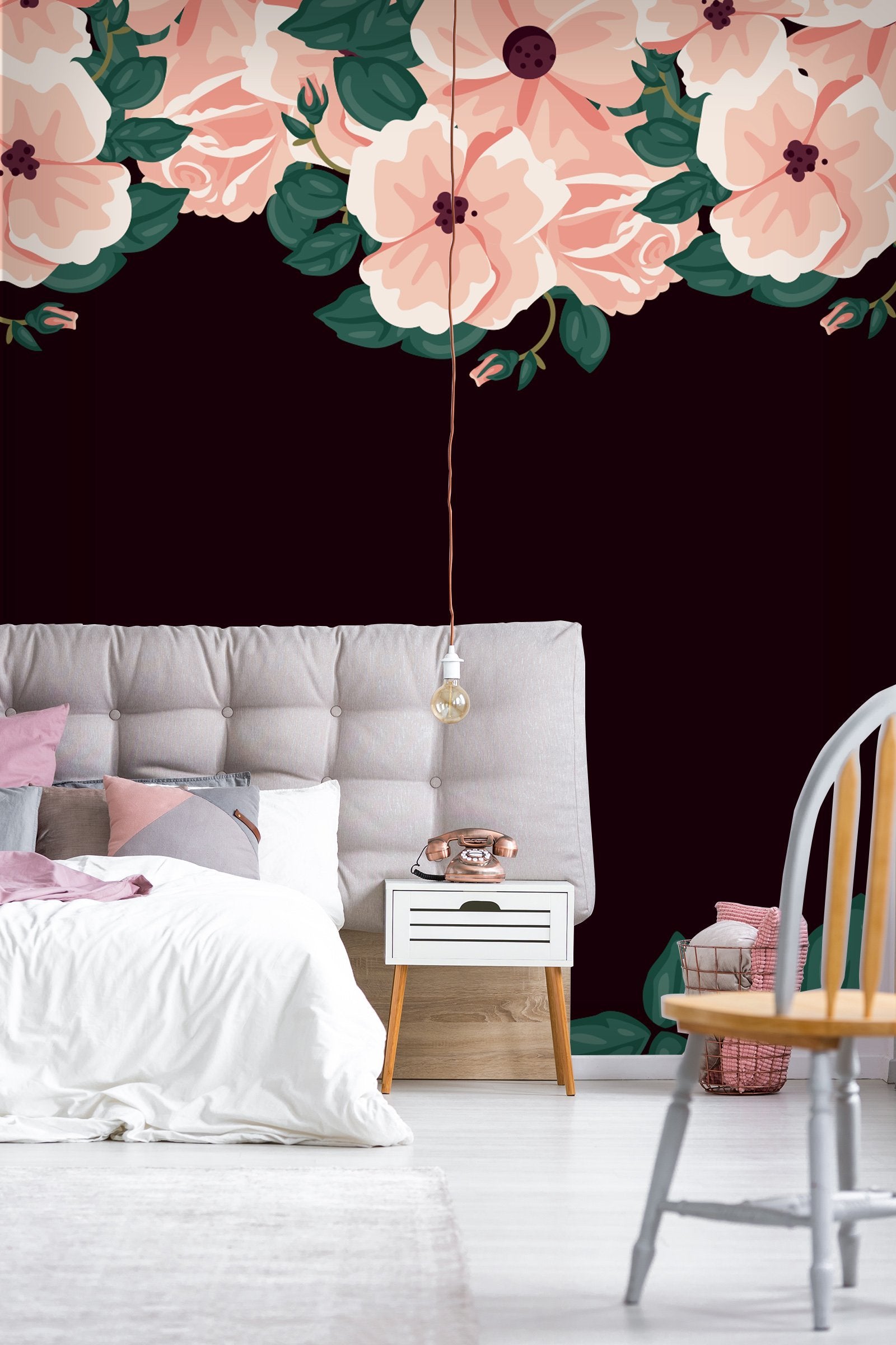 3D Lovely Flower 027 Wallpaper AJ Wallpaper