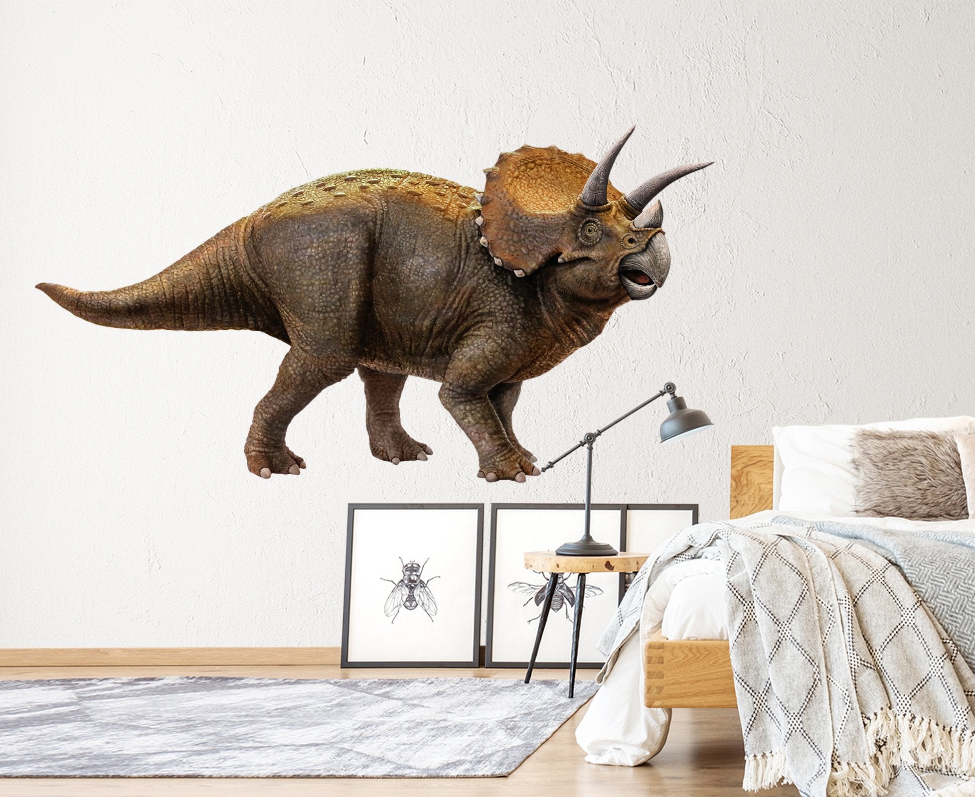 3D Triangle Beast 142 Animals Wall Stickers Wallpaper AJ Wallpaper