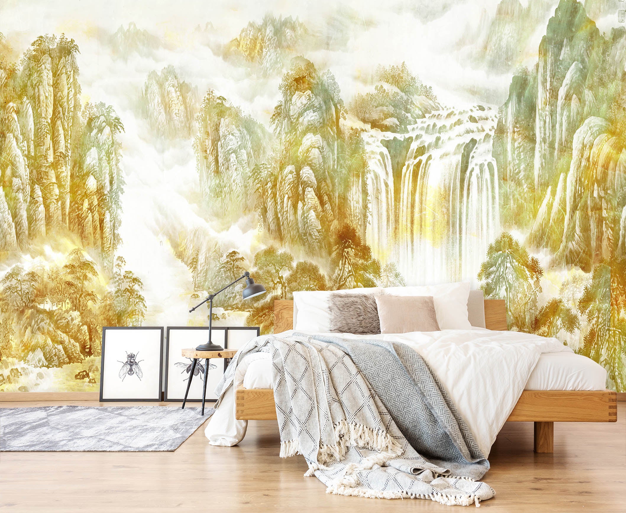 3D High Mountains 1514 Wall Murals