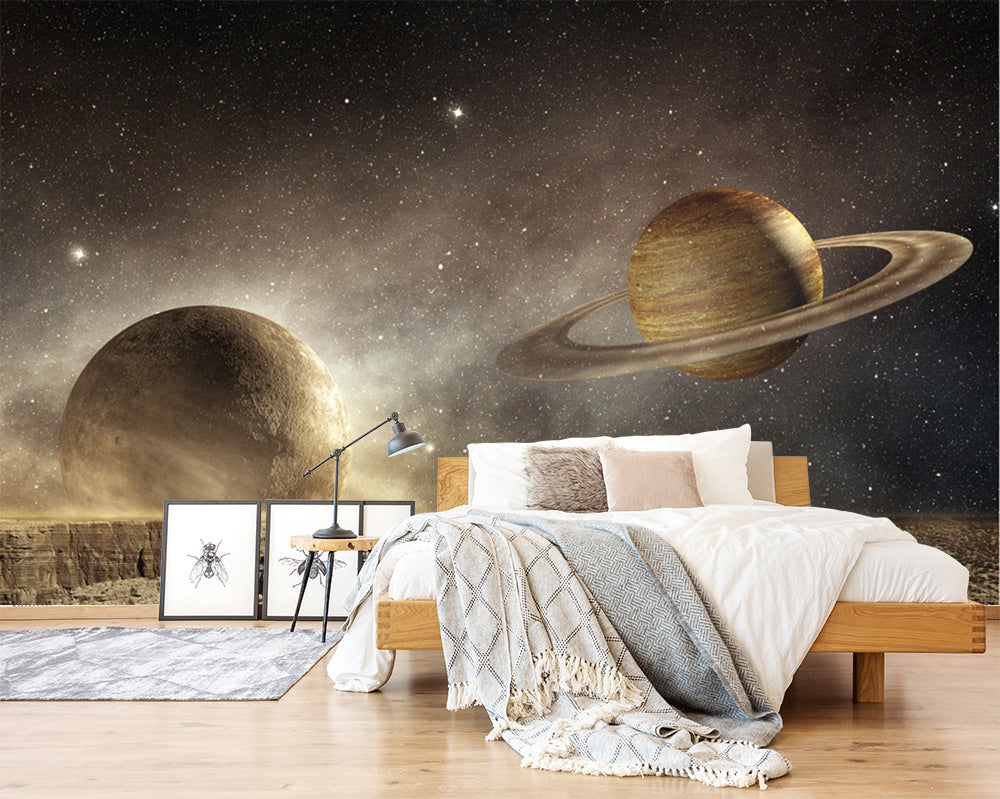 3D Star Planet WC542 Wall Murals