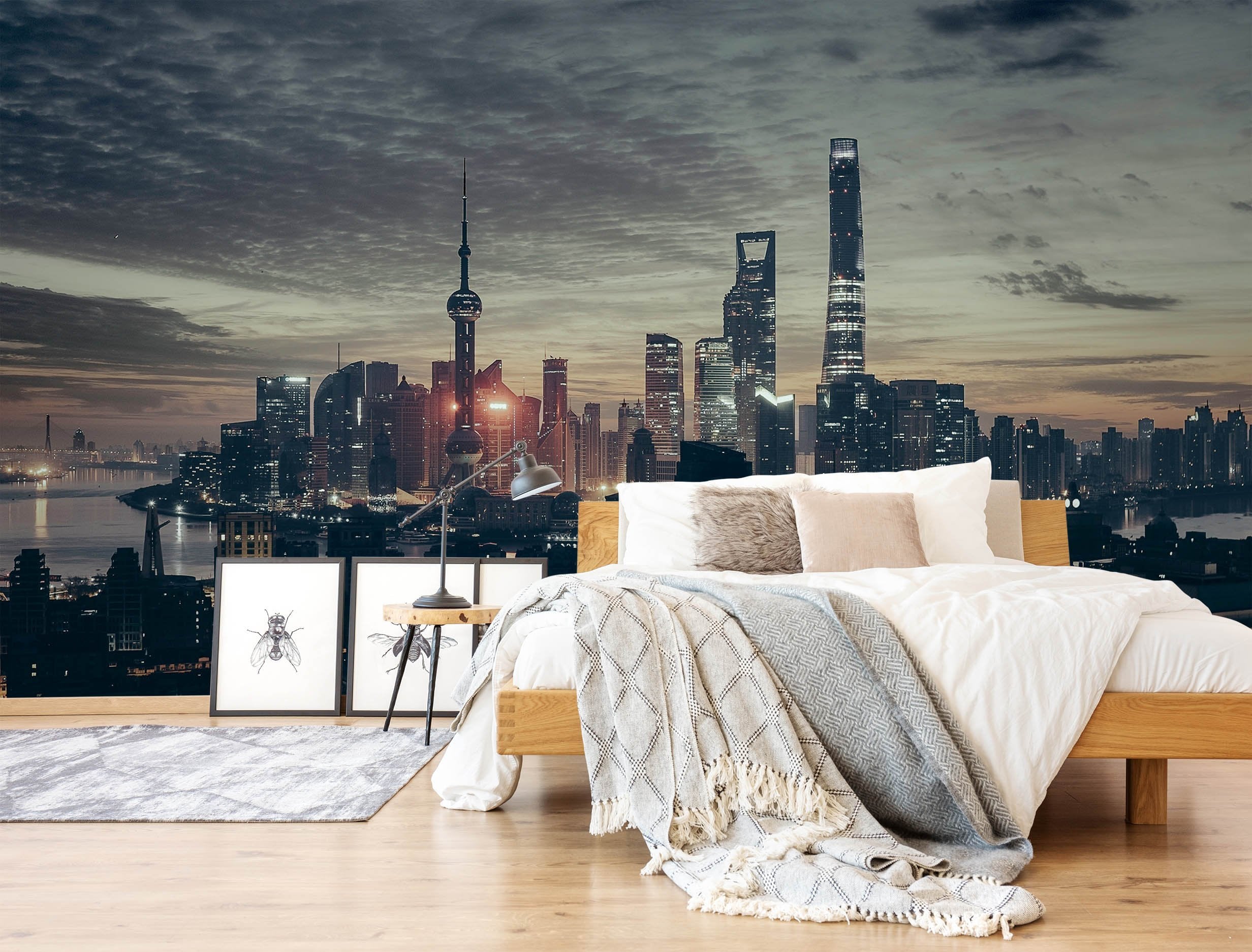 3D Bustling Building 127 Wallpaper AJ Wallpaper