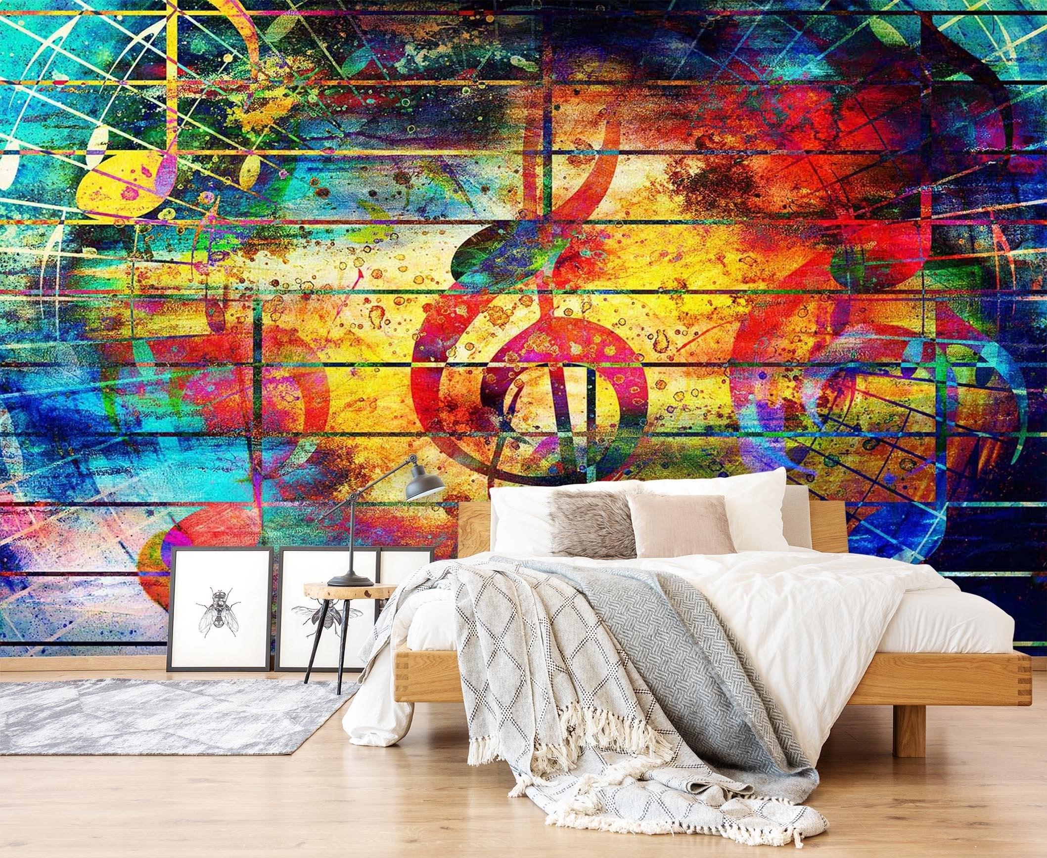 3D Colored Notes 652 Wallpaper AJ Wallpaper 2