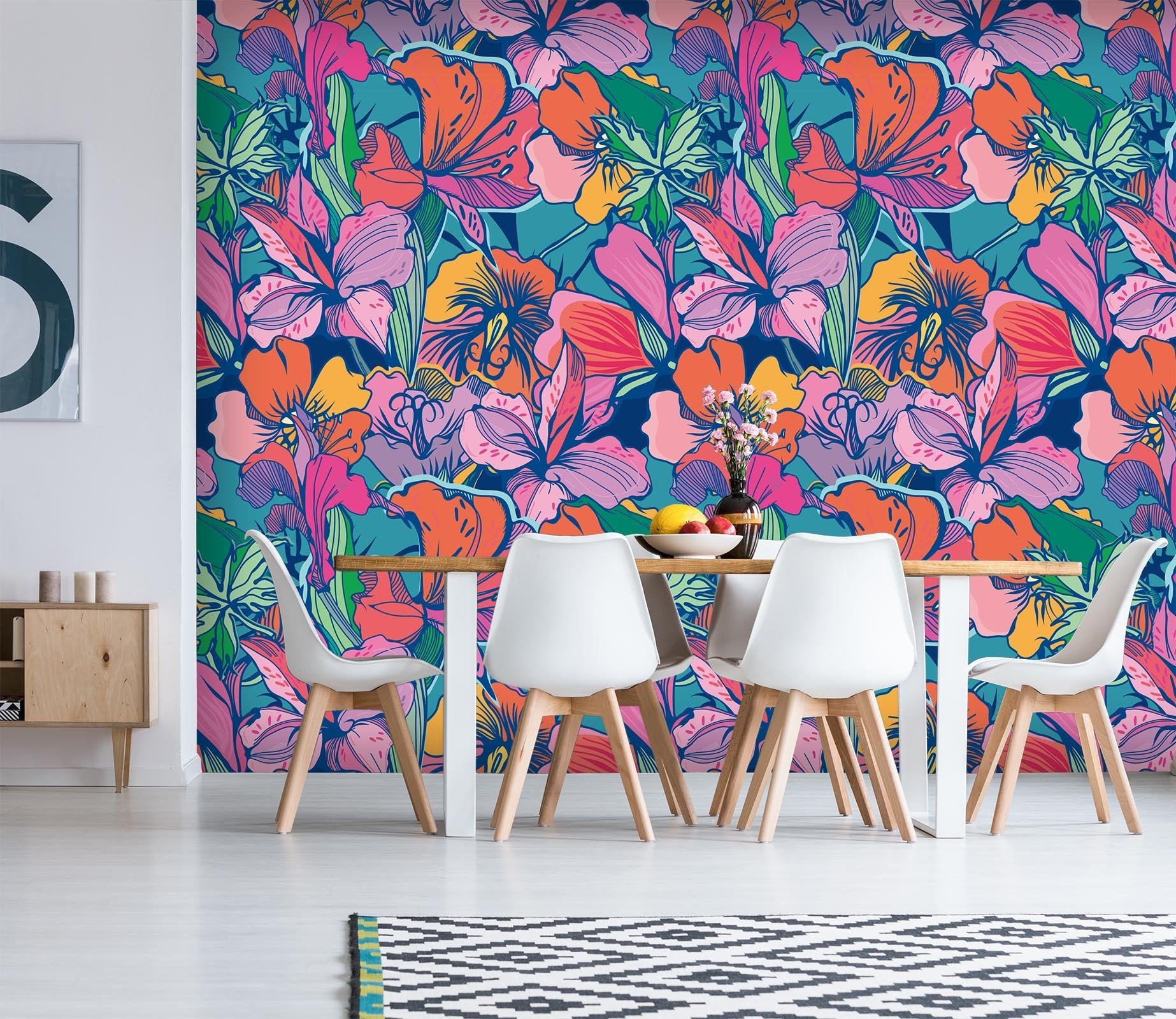 3D Beautiful Flower 018 Wallpaper AJ Wallpaper