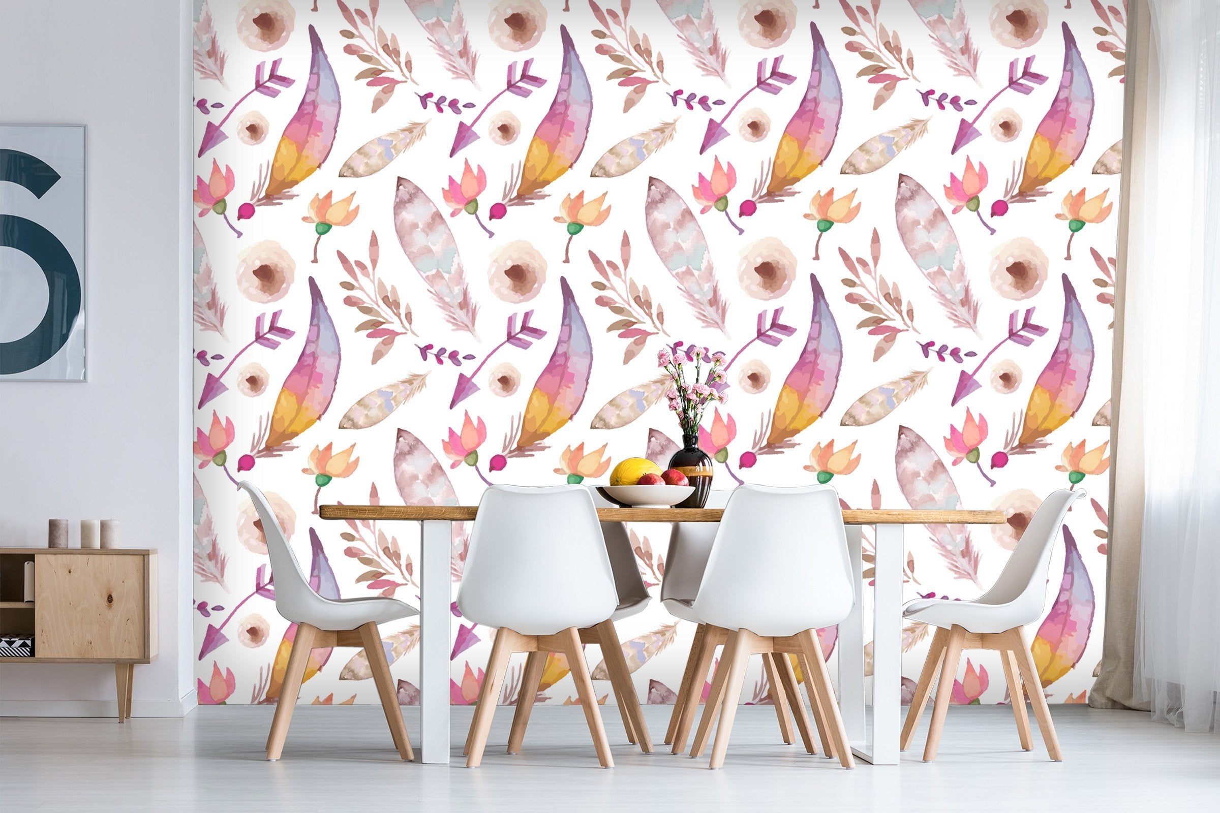 3D Feather Arrow 266 Wallpaper AJ Wallpaper