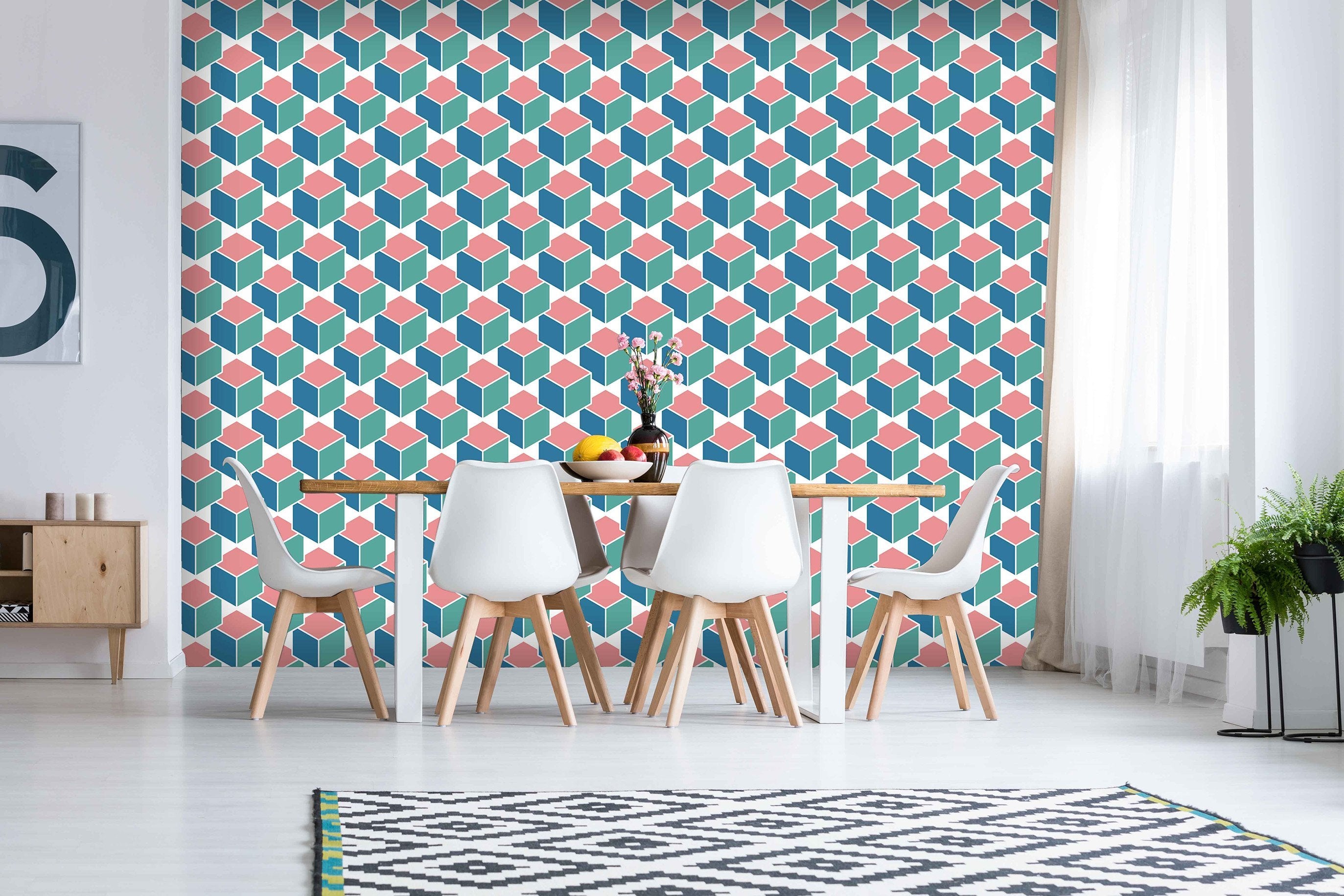 3D Irregular Cubes 047 Wallpaper AJ Wallpaper