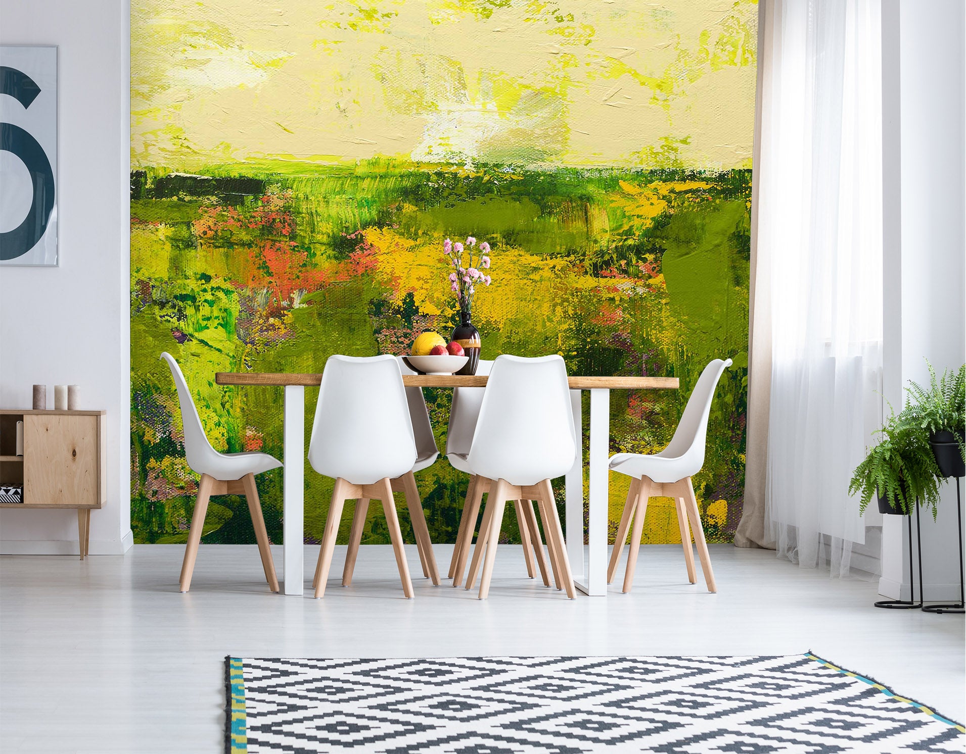 3D Oil Painting Field 215 Allan P. Friedlander Wall Mural Wall Murals