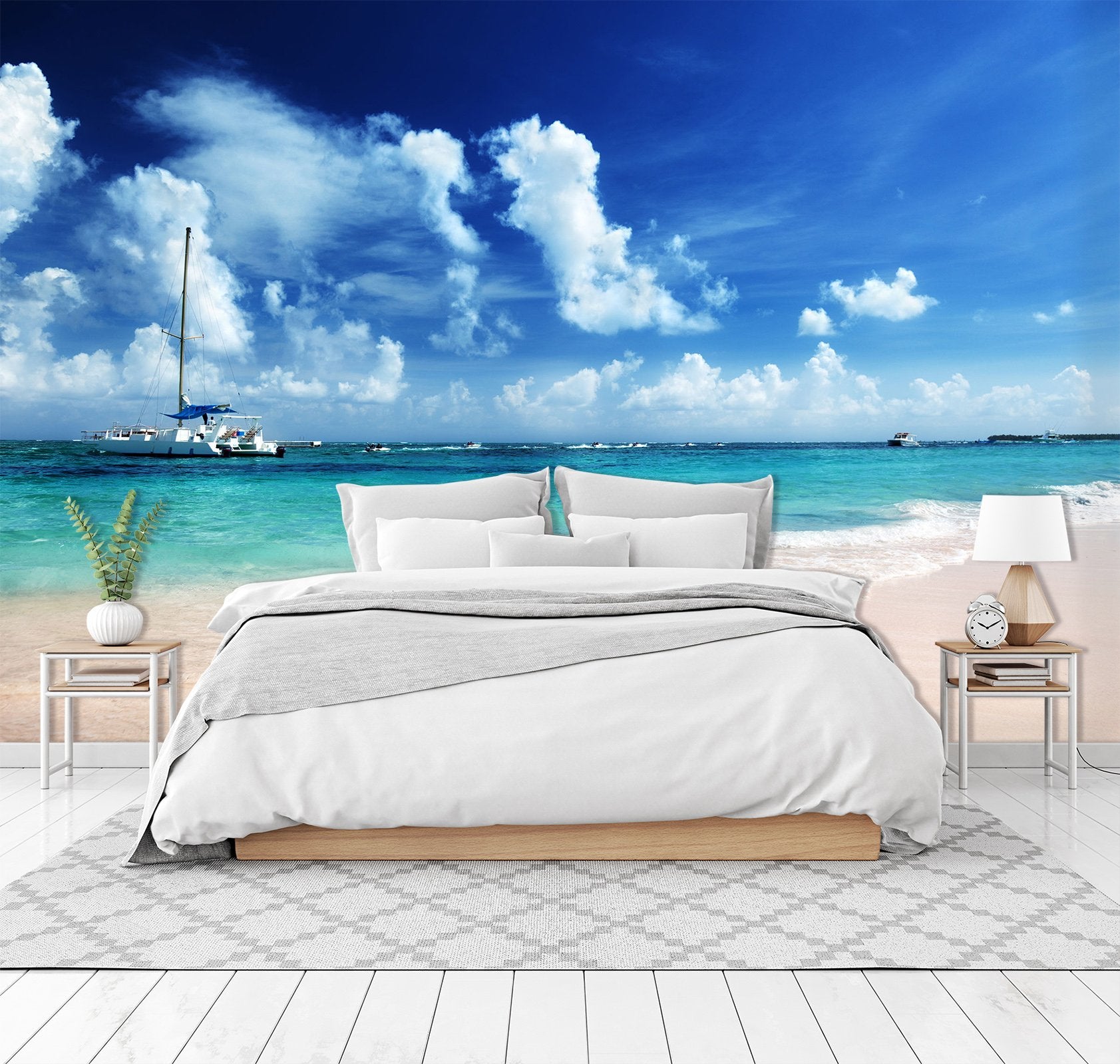 3D Beach Sea 1653 Wall Murals Wallpaper AJ Wallpaper 2