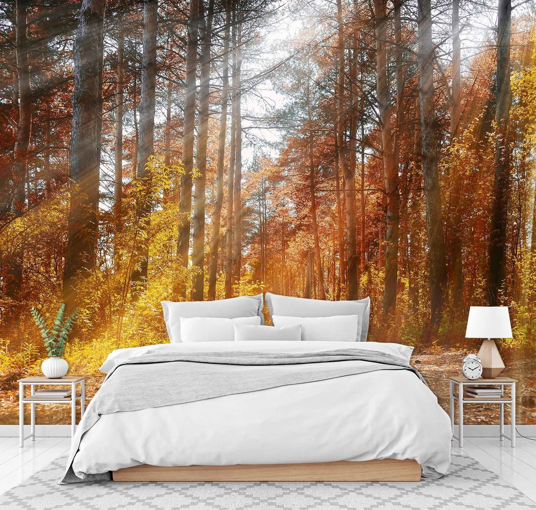 3D Falling Sunlight 025 Wallpaper AJ Wallpaper