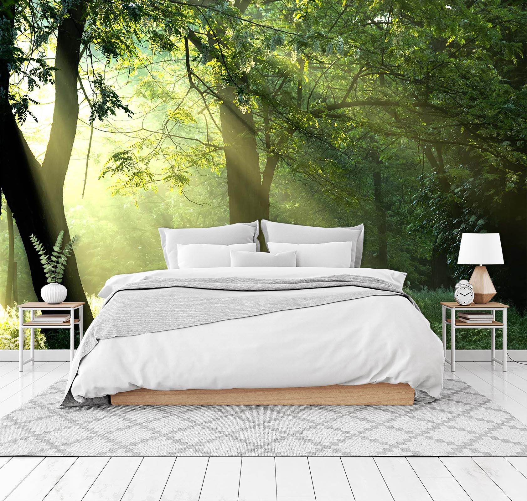 3D Forest Green Grass 065 Wall Murals