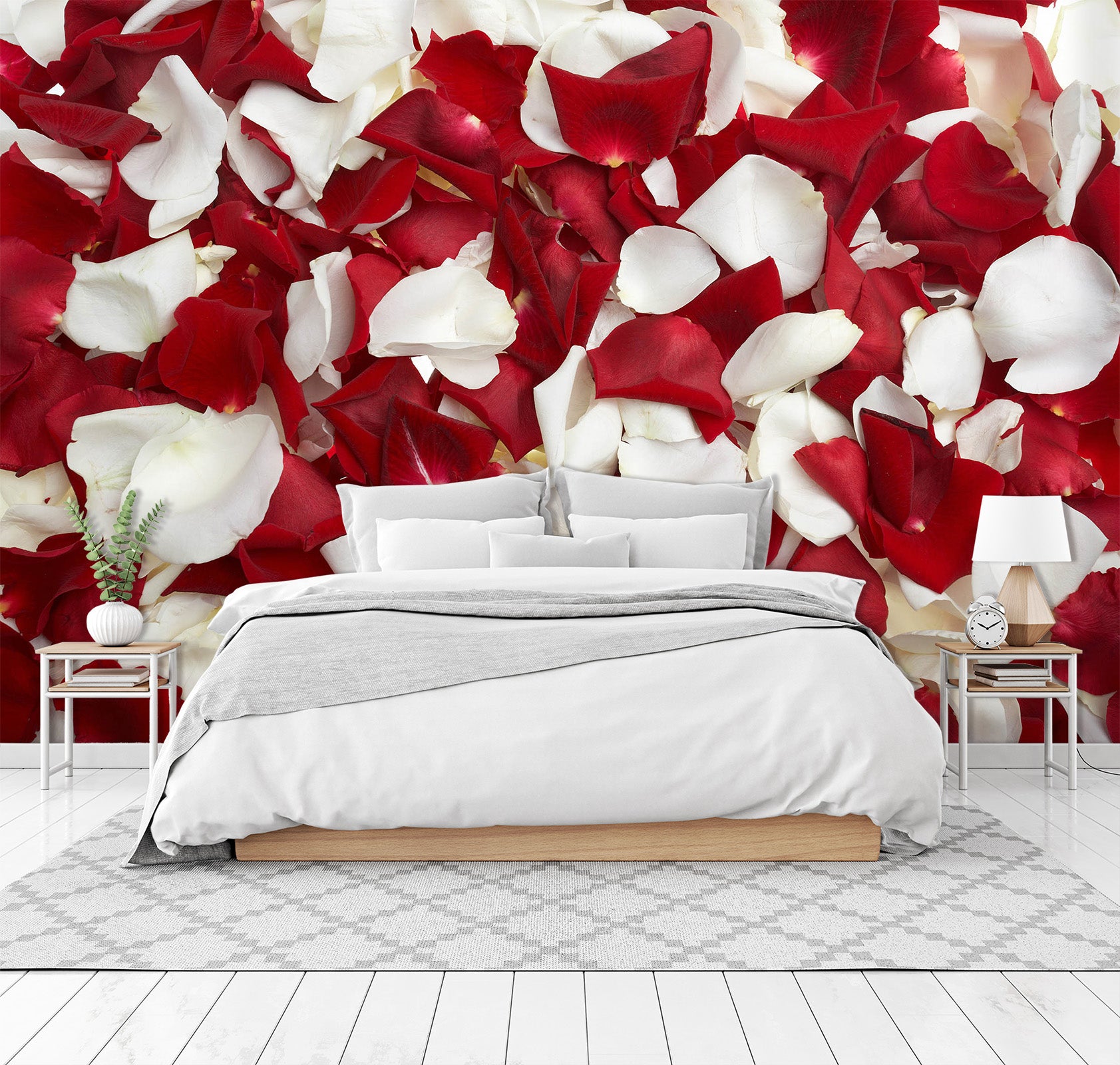 3D Rose Petal 1718 Wall Murals