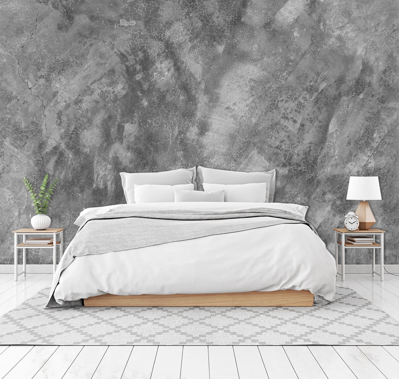 3D Gray Texture 49 Wall Murals