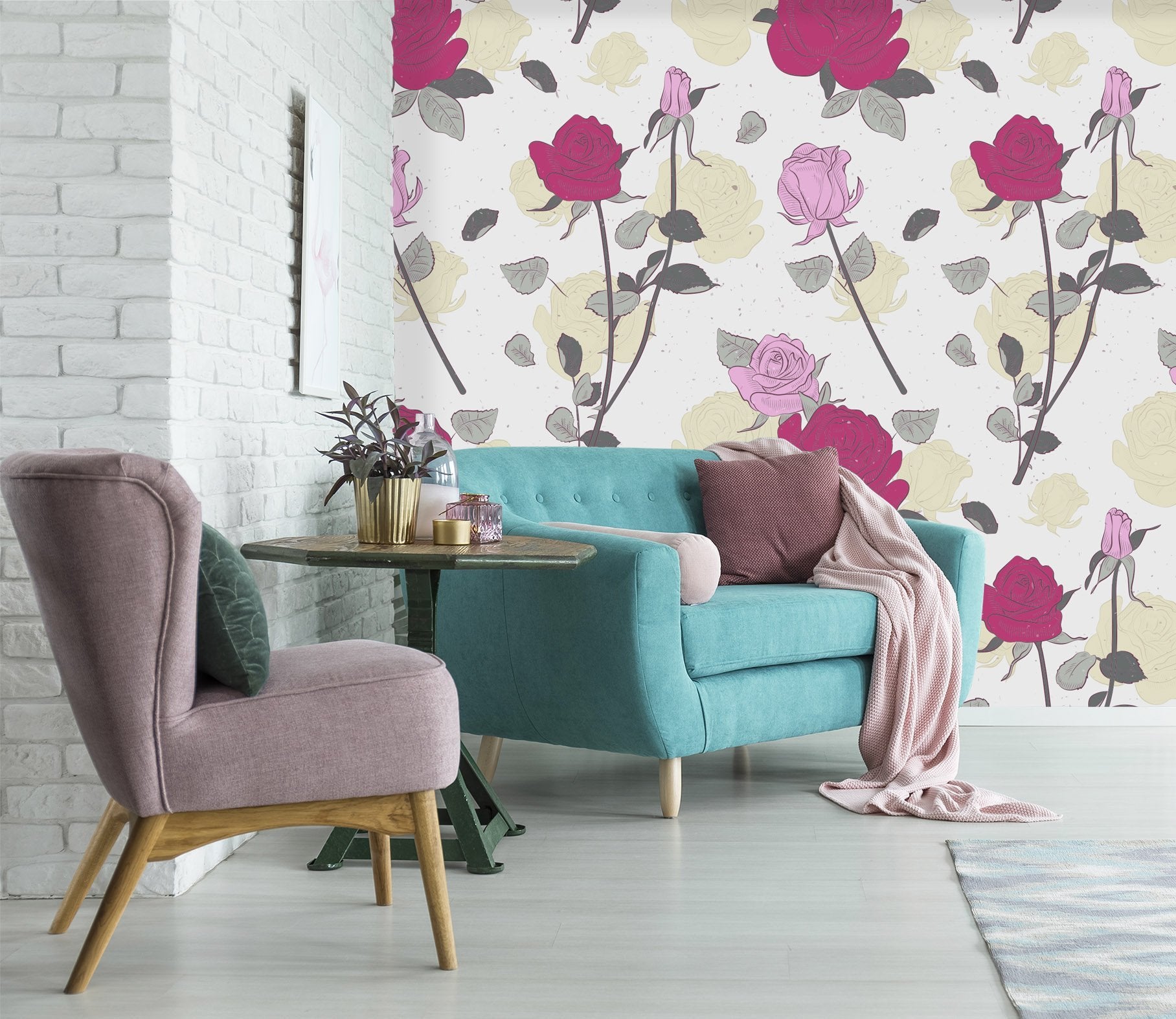 3D Red Rose 252 Wallpaper AJ Wallpaper