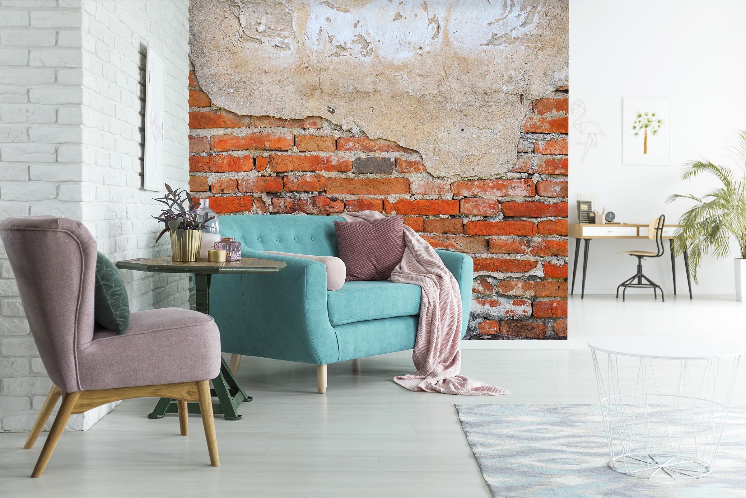 3D Red Brick Wall 30 Wall Murals Wallpaper AJ Wallpaper 2