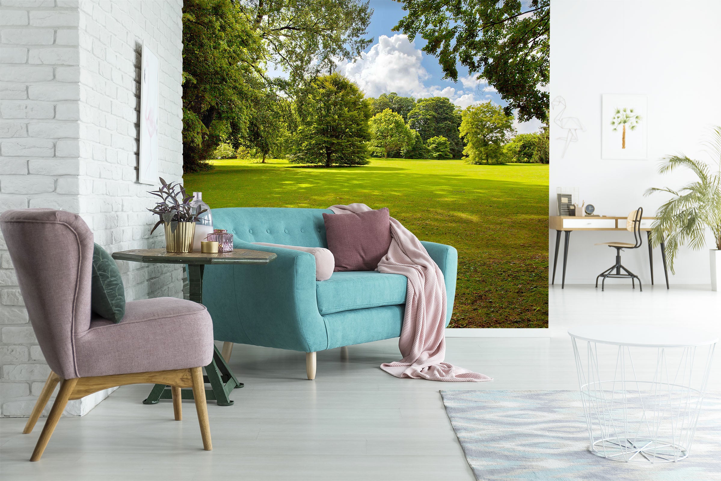 3D Meadow Woods 1446 Wall Murals