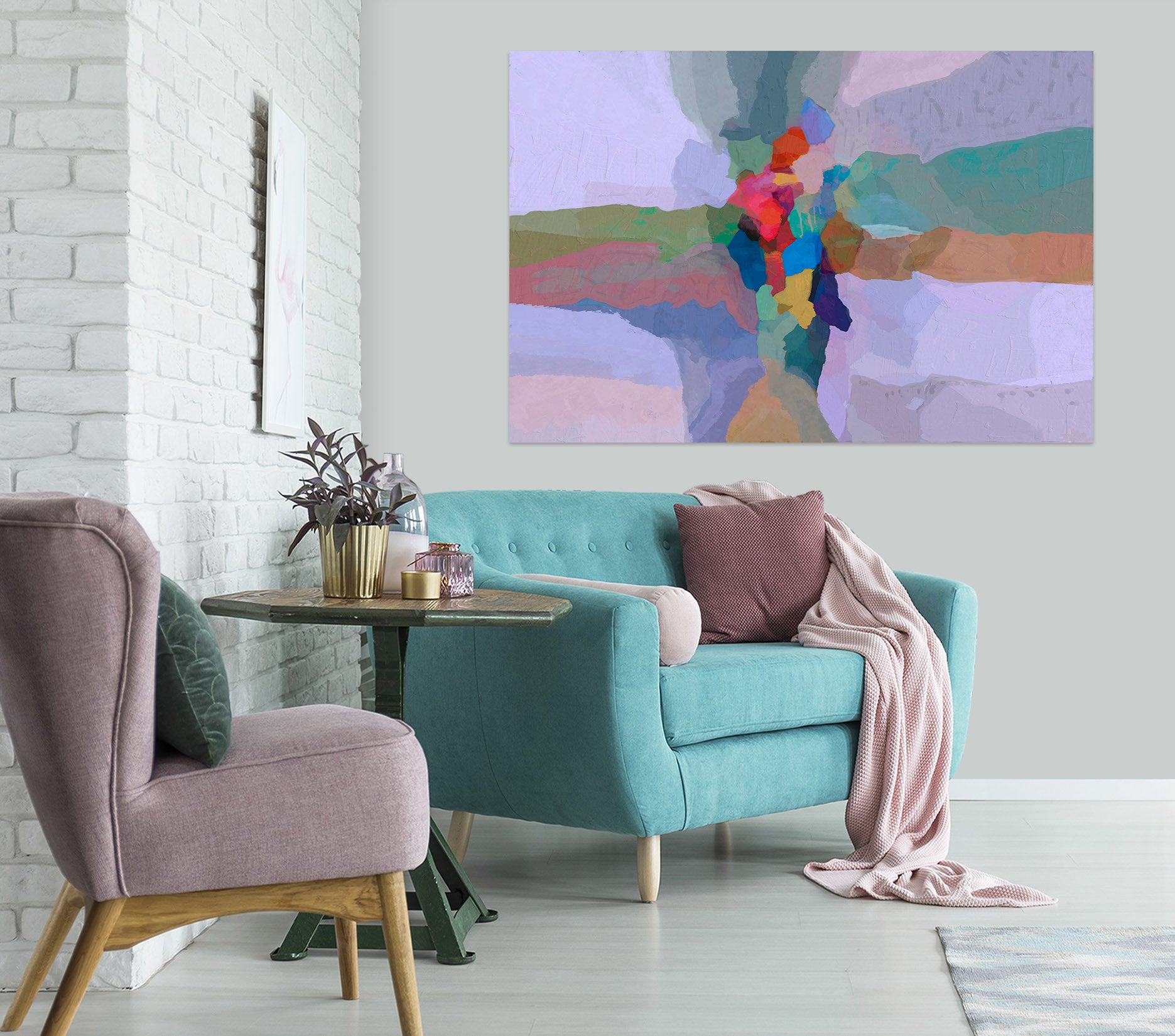 3D Color Figure 003 Michael Tienhaara Wall Sticker