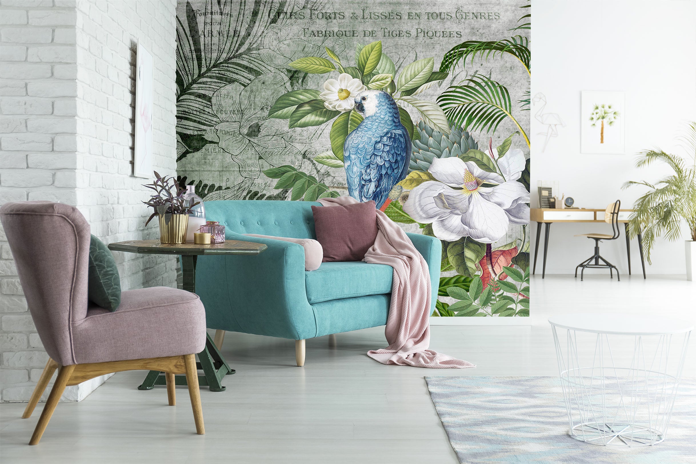 3D Kingdom Of Birds 1426 Andrea haase Wall Mural Wall Murals