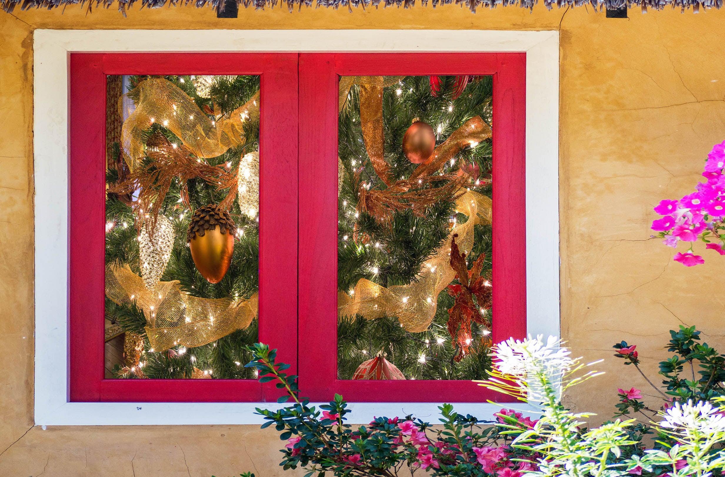 3D Pine Cones 30044 Christmas Window Film Print Sticker Cling Stained Glass Xmas