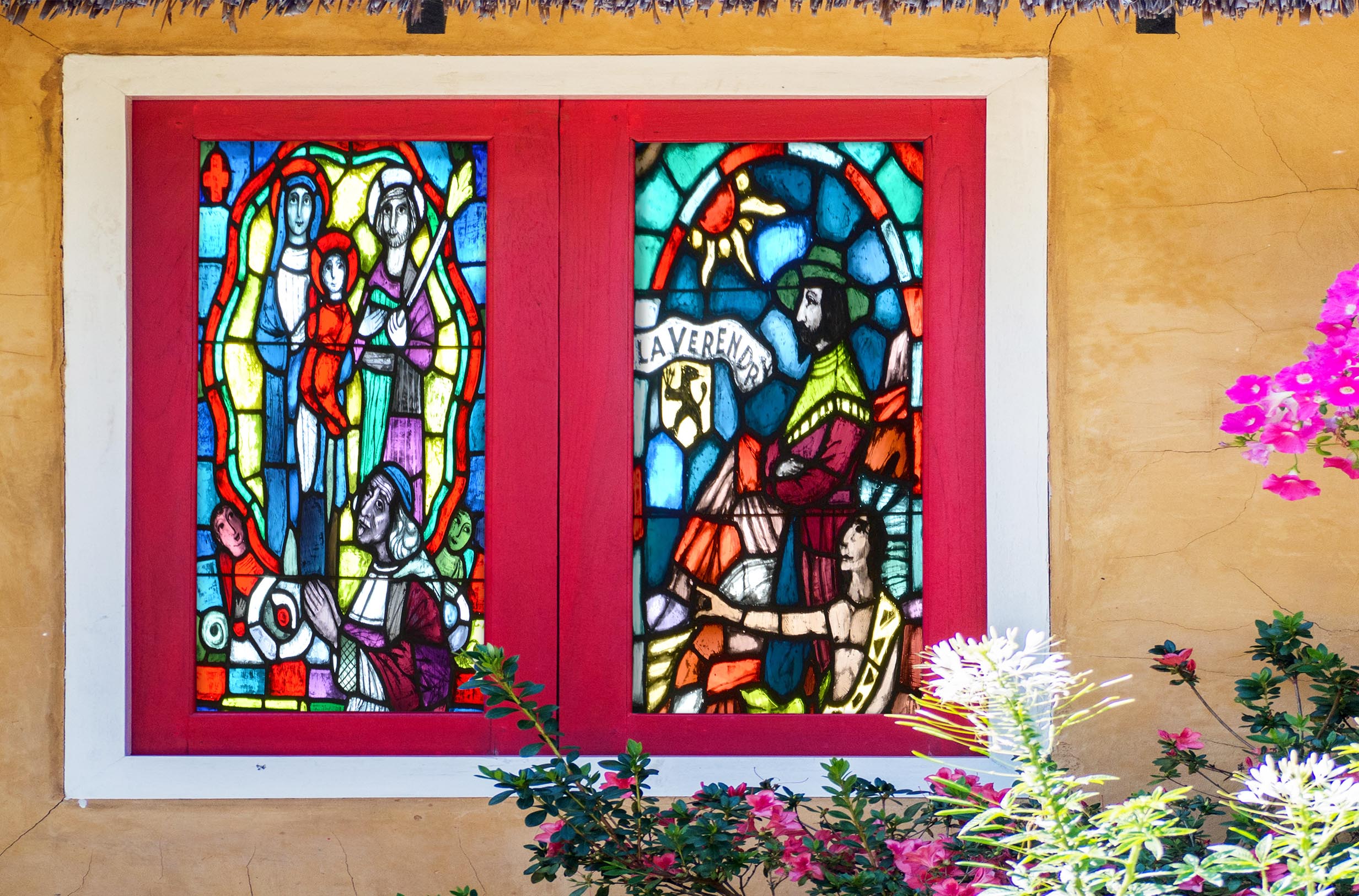 3D Religious Believer 347 Window Film Print Sticker Cling Stained Glass UV Block