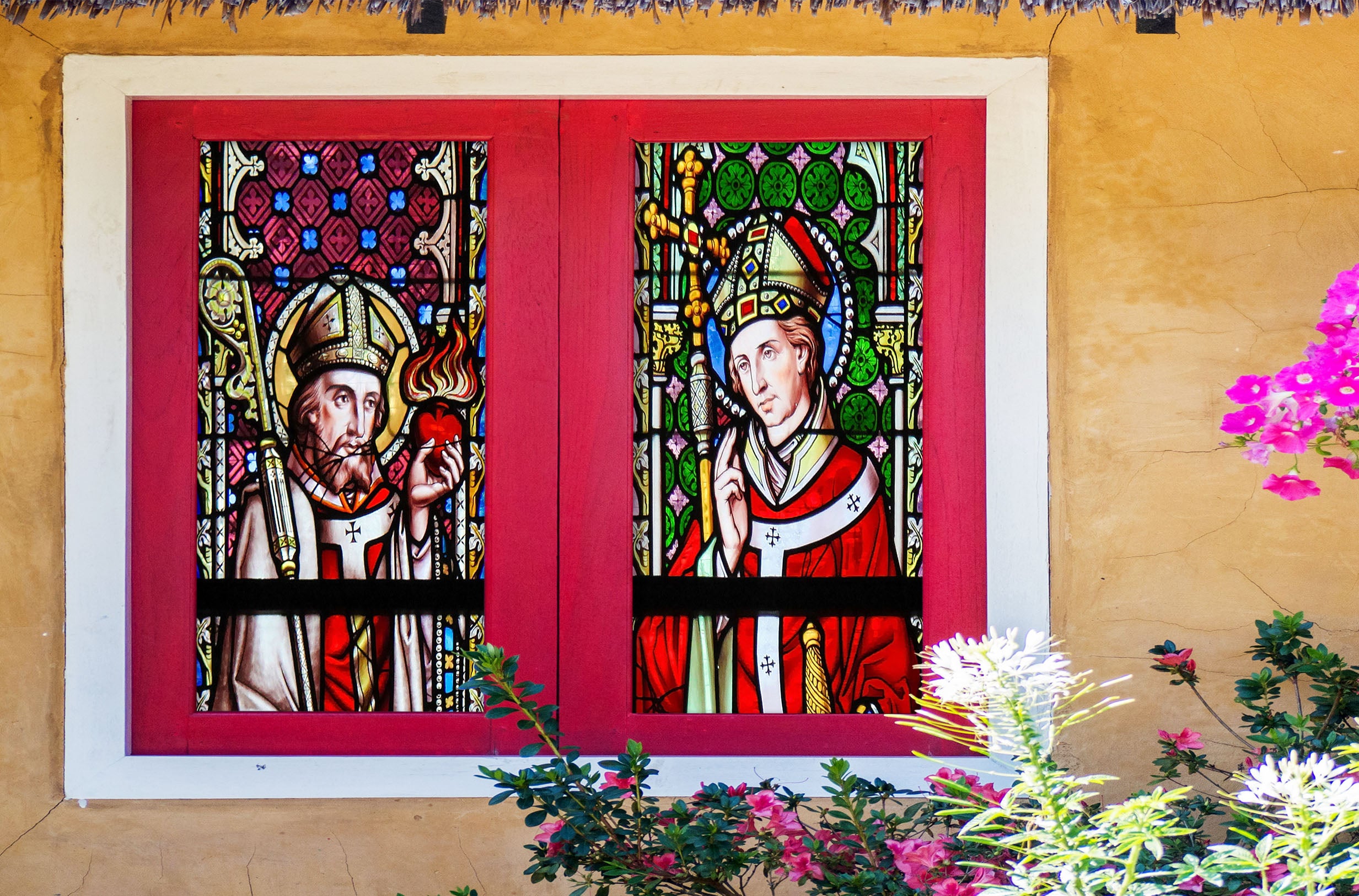 3D Believer Religion 368 Window Film Print Sticker Cling Stained Glass UV Block