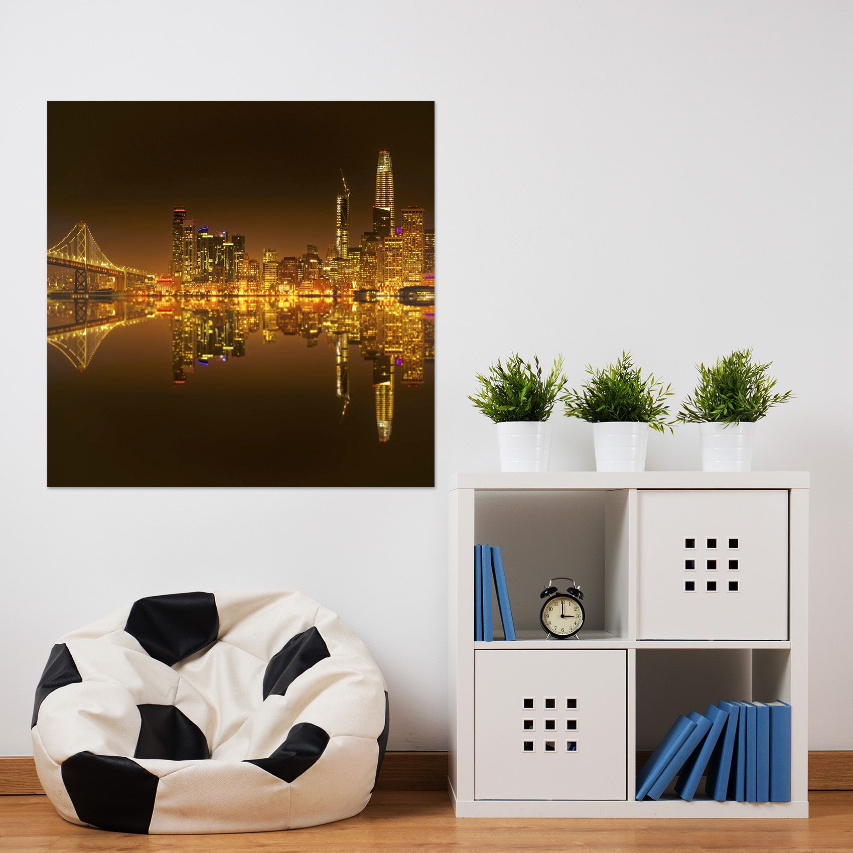 3D Golden Heart 130 Marco Carmassi Wall Sticker