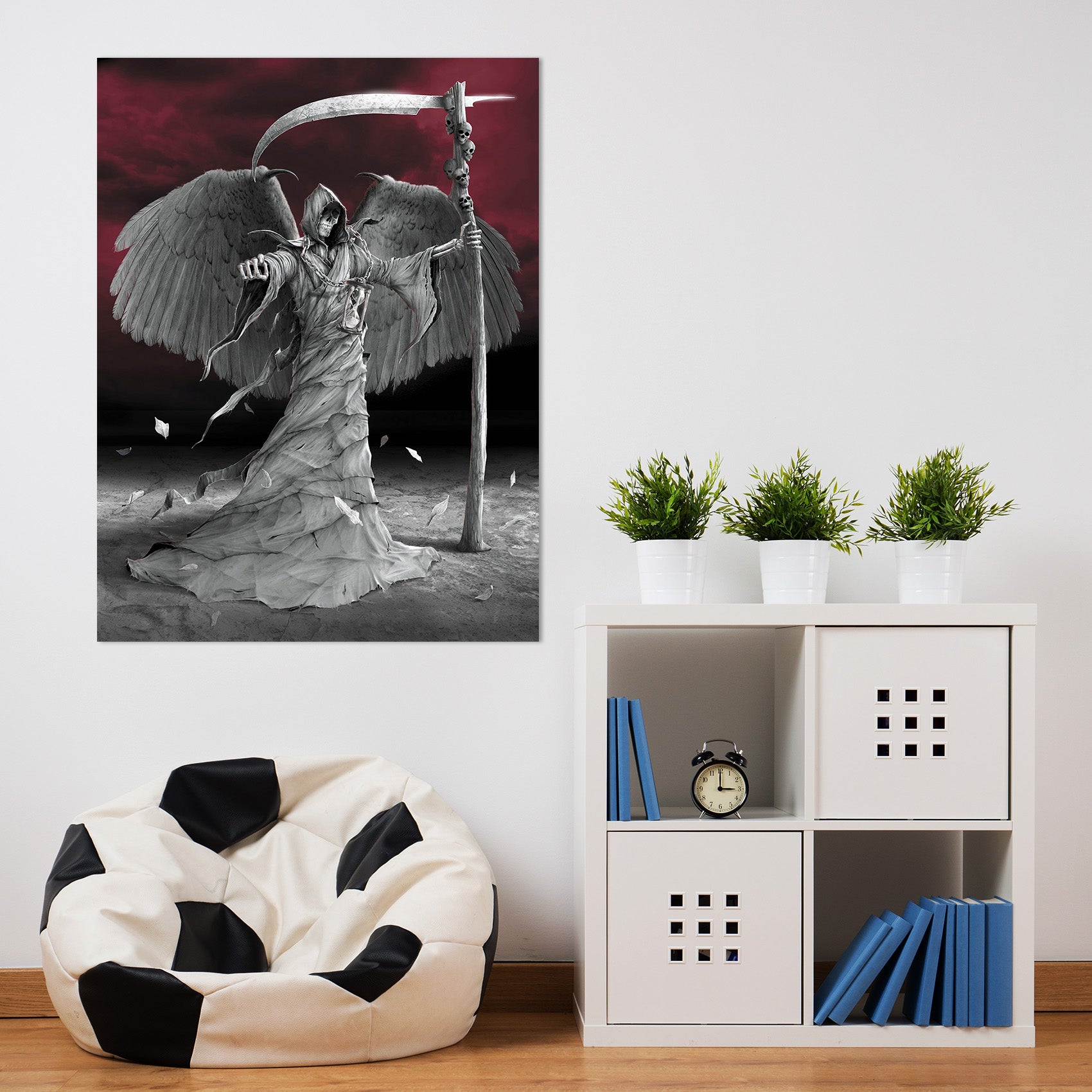 3D Time Is Up 083 Vincent Hie Wall Sticker