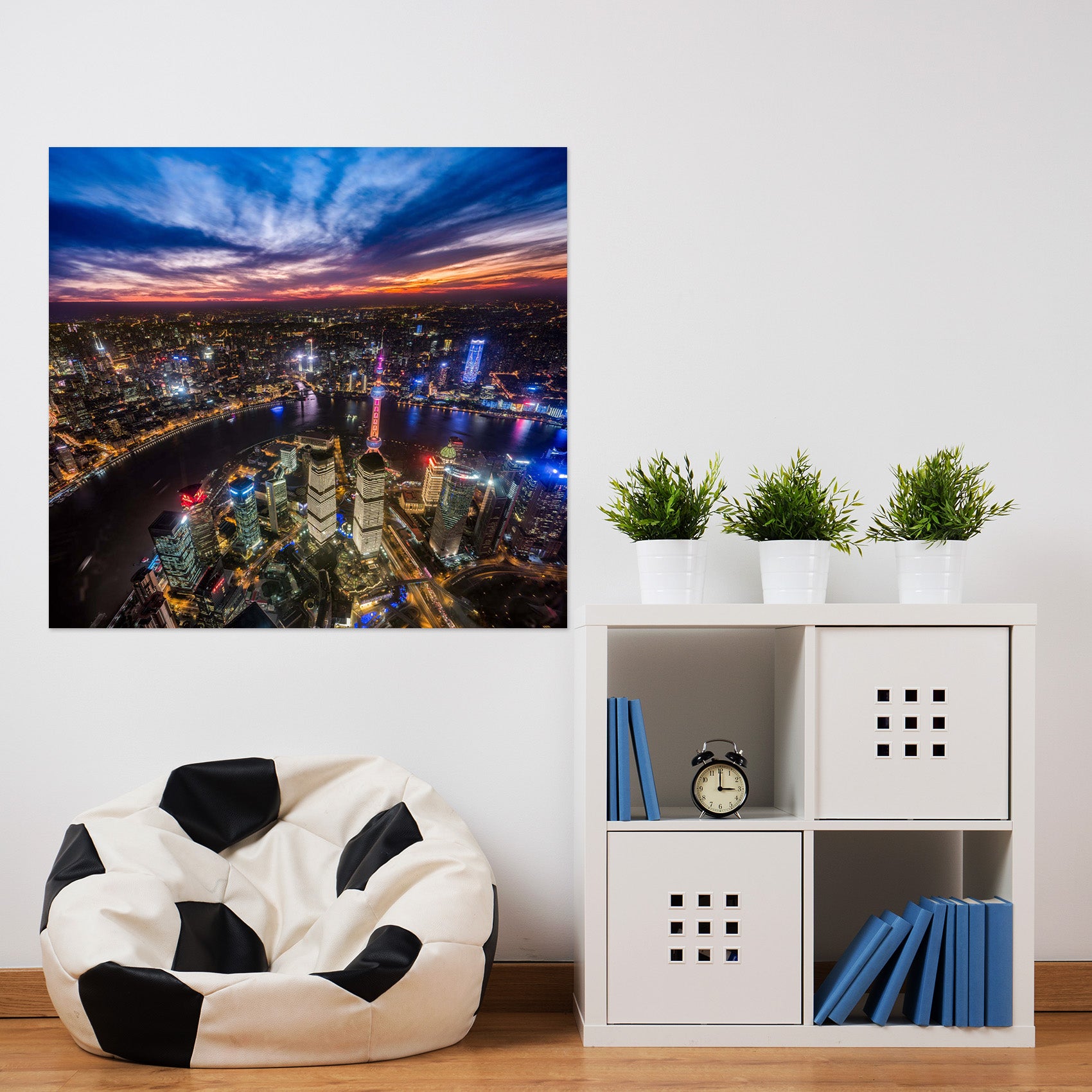 3D City Lights 163 Marco Carmassi Wall Sticker