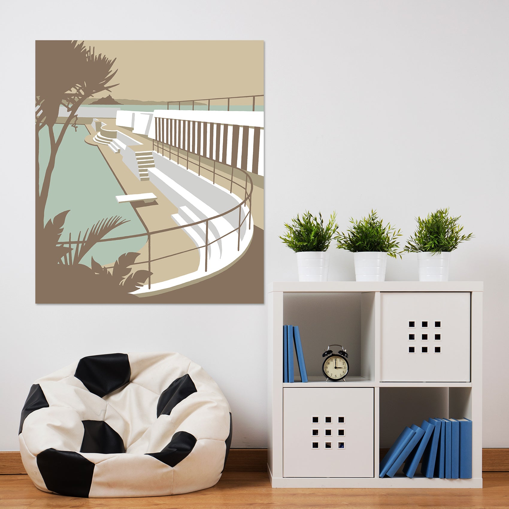 3D Penzance Pool 042 Steve Read Wall Sticker