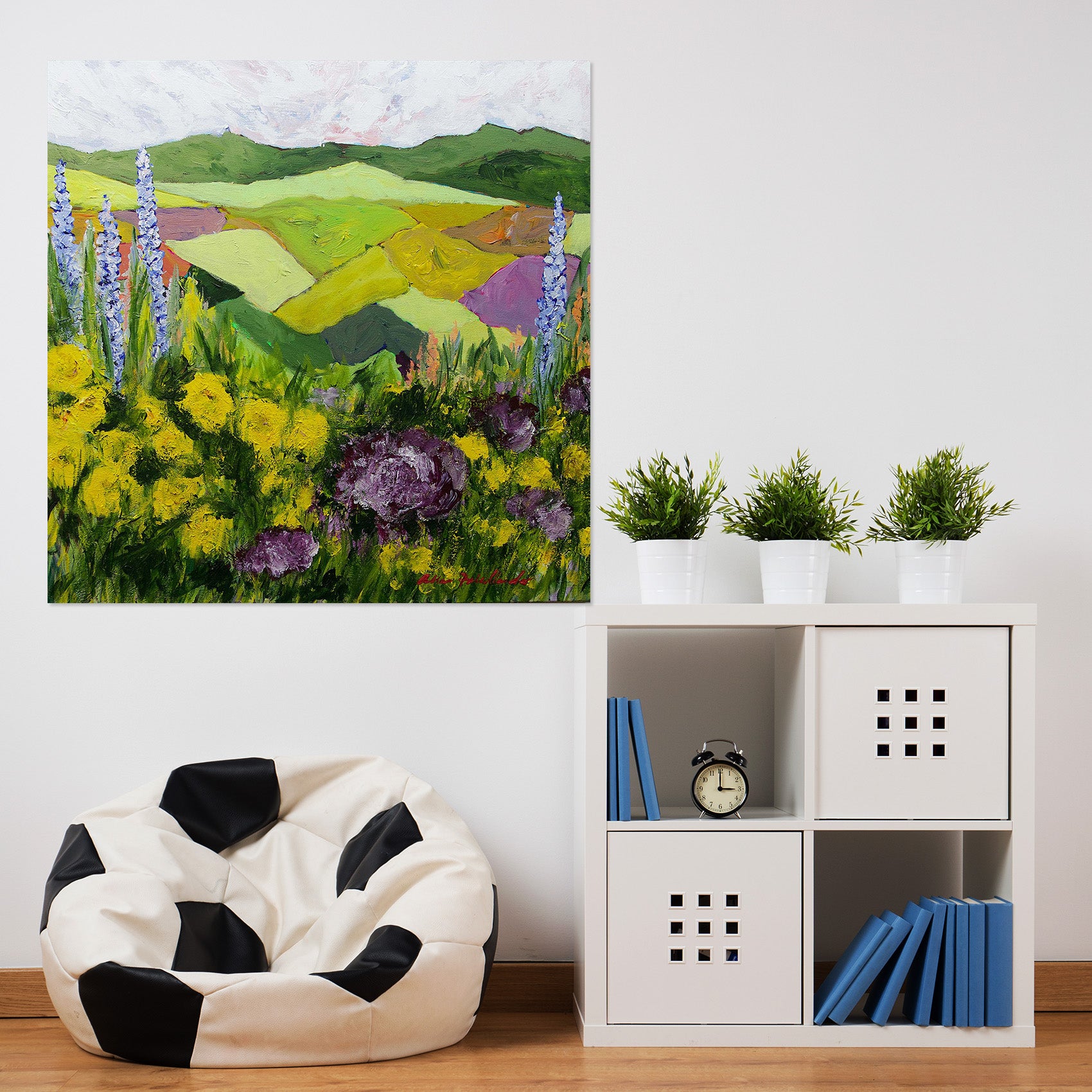 3D Grassland Flowers 326 Allan P. Friedlander Wall Sticker