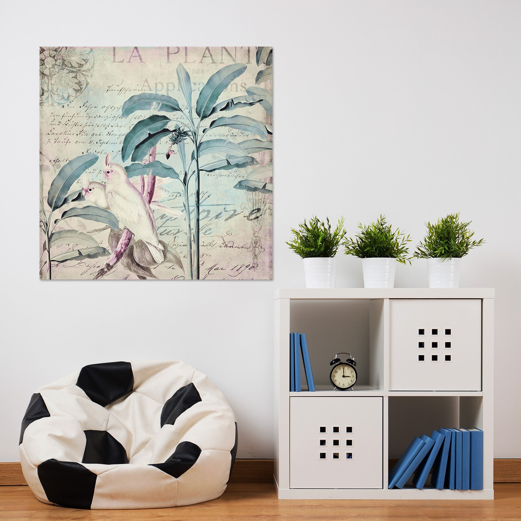 3D White Parrot 034 Andrea haase Wall Sticker