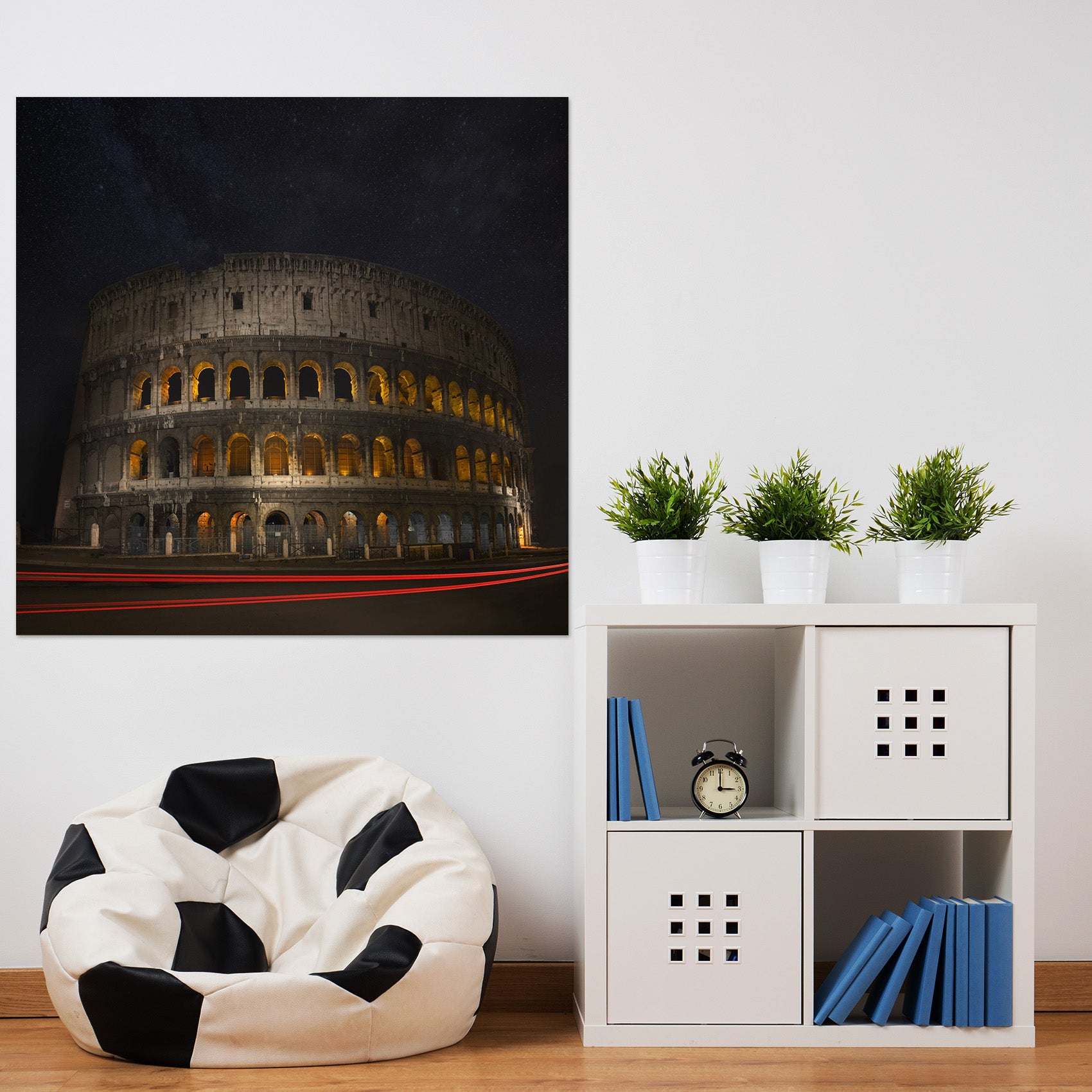 3D Temple At Night 166 Marco Carmassi Wall Sticker