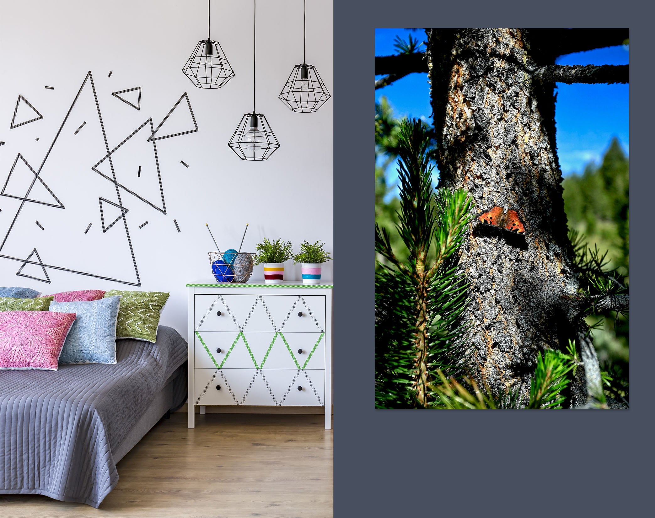 3D Alpine Butterfly 62130 Kathy Barefield Wall Sticker