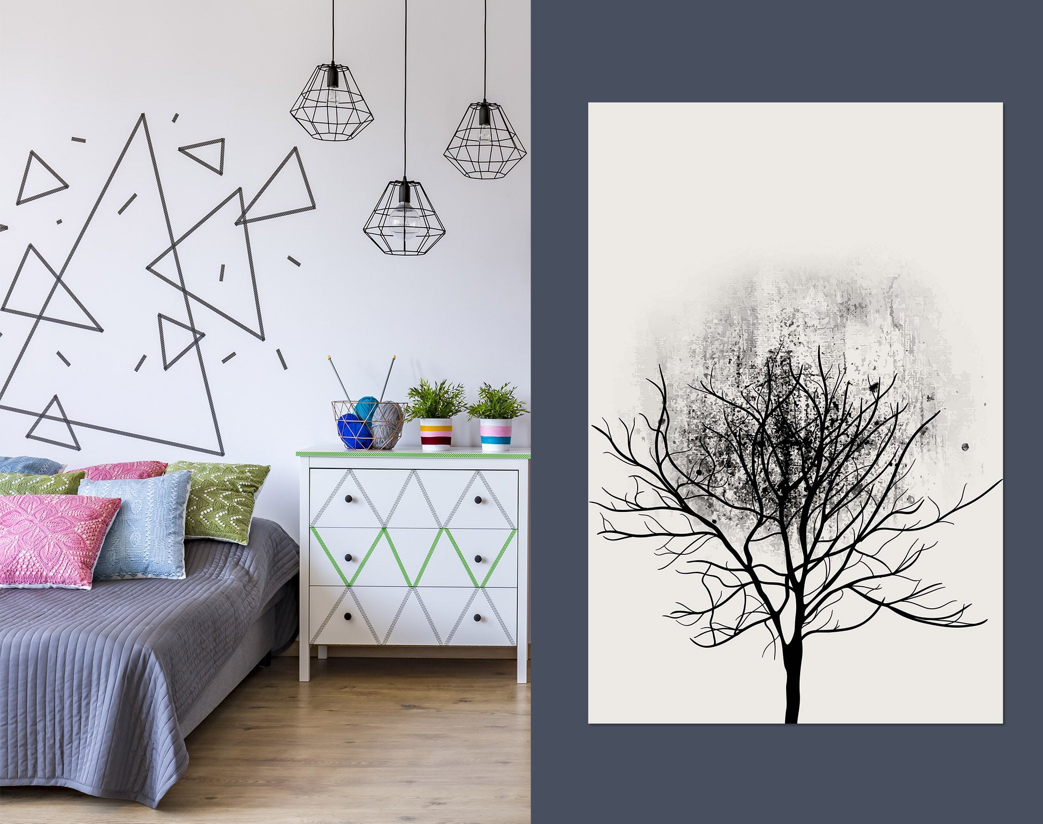 3D Dead Tree 033 Boris Draschoff Wall Sticker