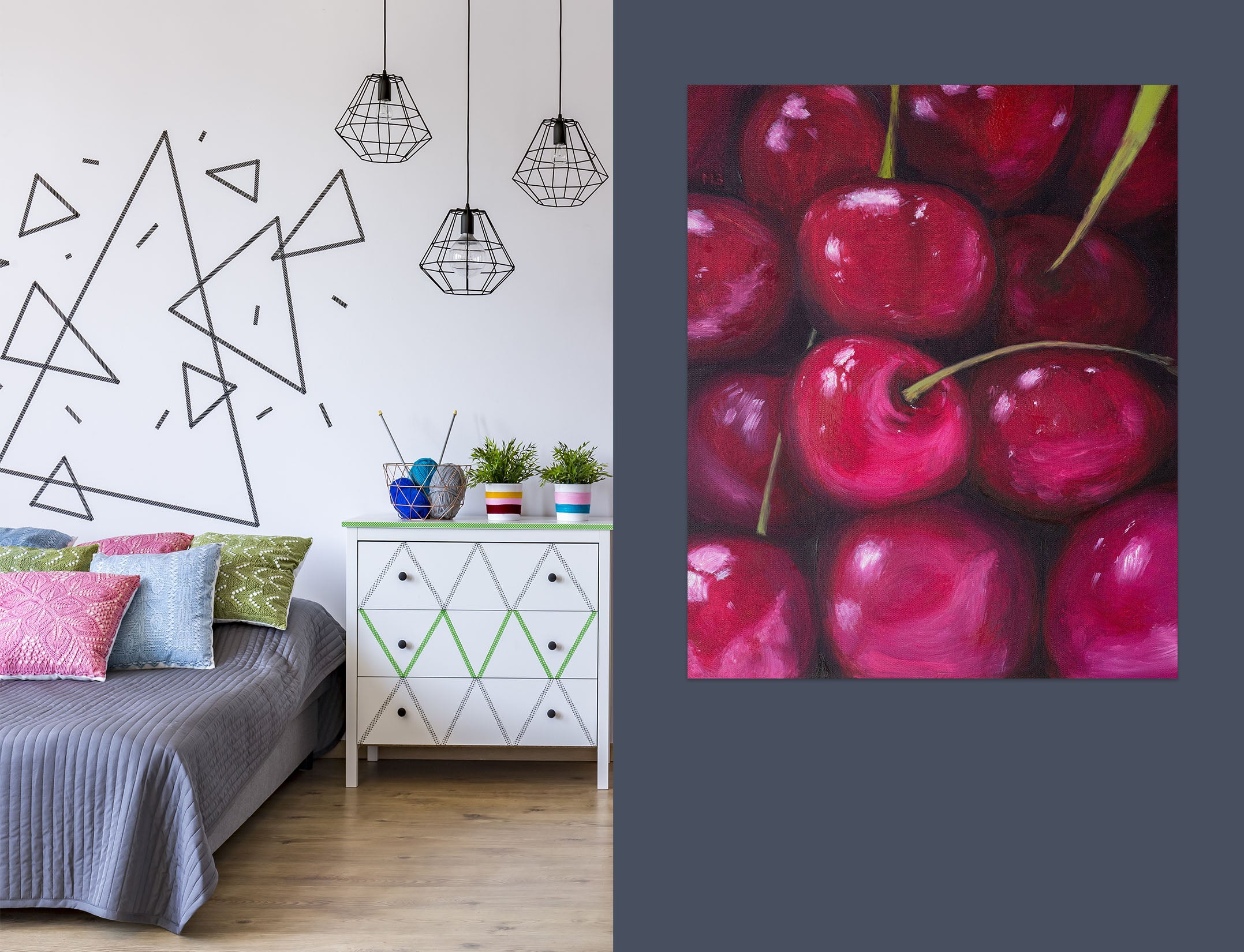 3D Cherry 1838 Marina Zotova Wall Sticker