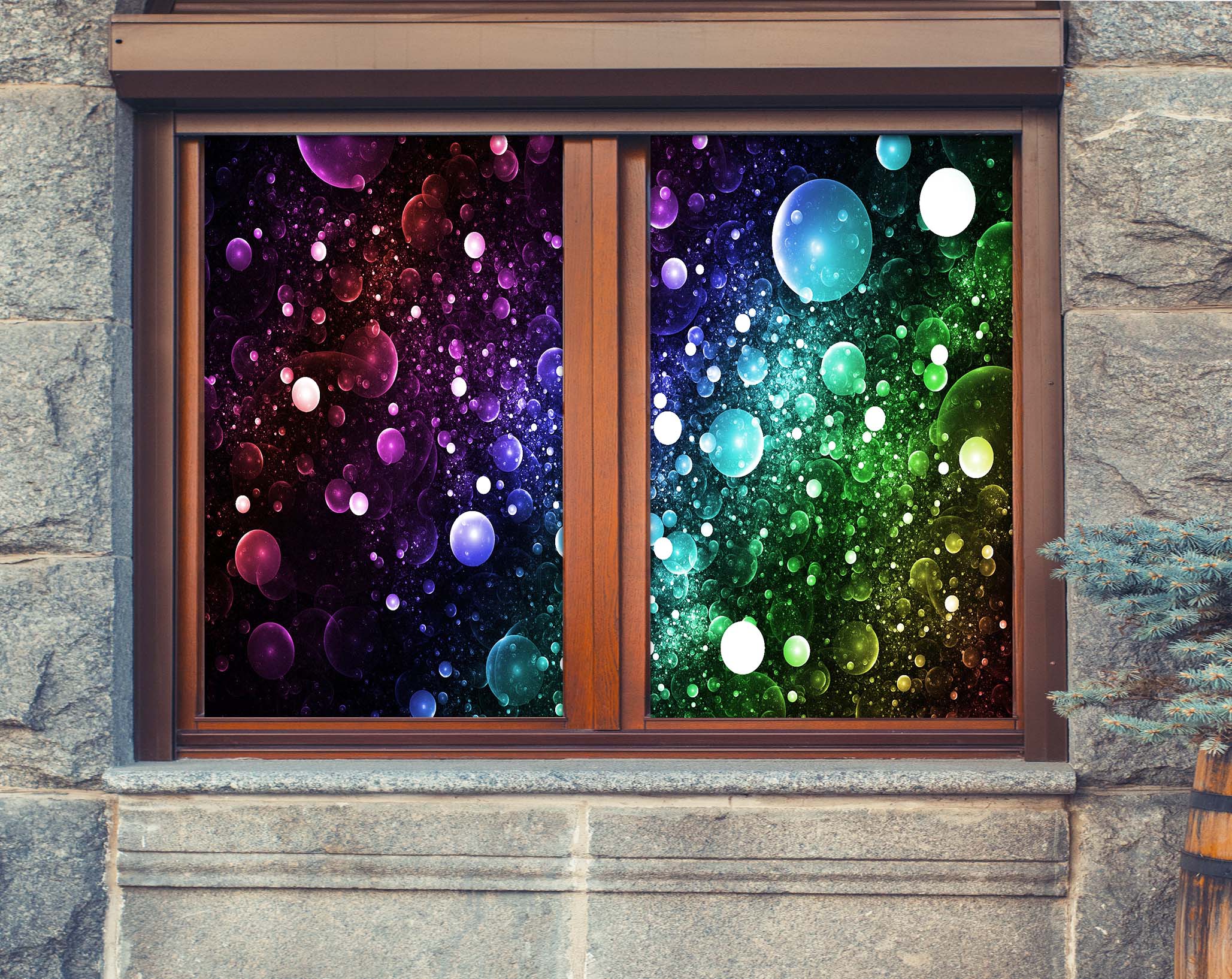 3D Cosmic Starry Sky 253 Window Film Print Sticker Cling Stained Glass UV Block