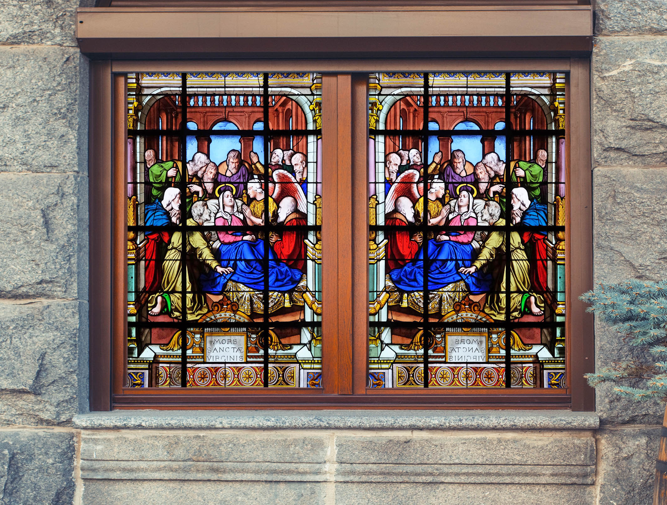 3D Girl Sick 209 Window Film Print Sticker Cling Stained Glass UV Block