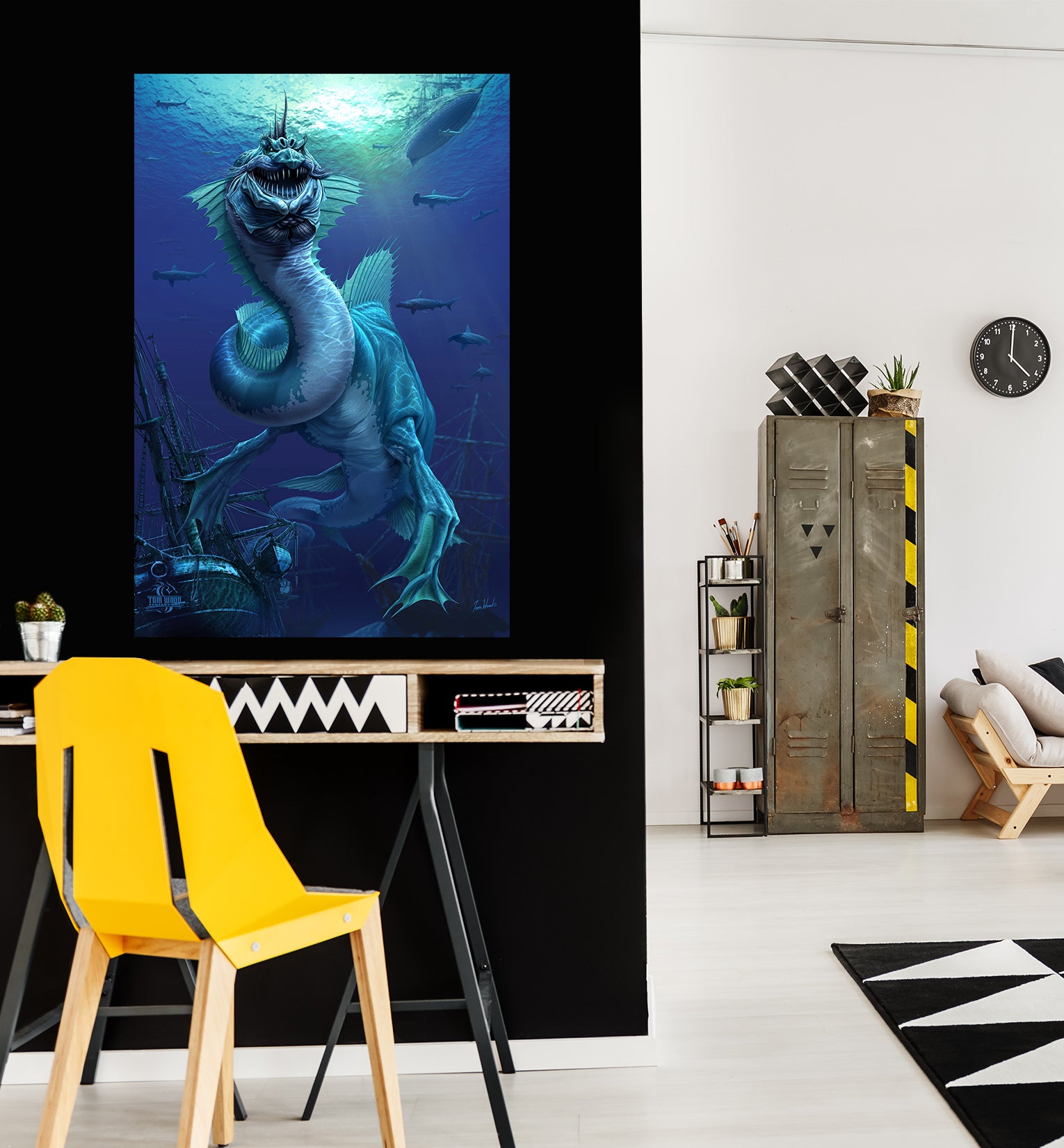 3D Sea Dragon 5124 Tom Wood Wall Sticker