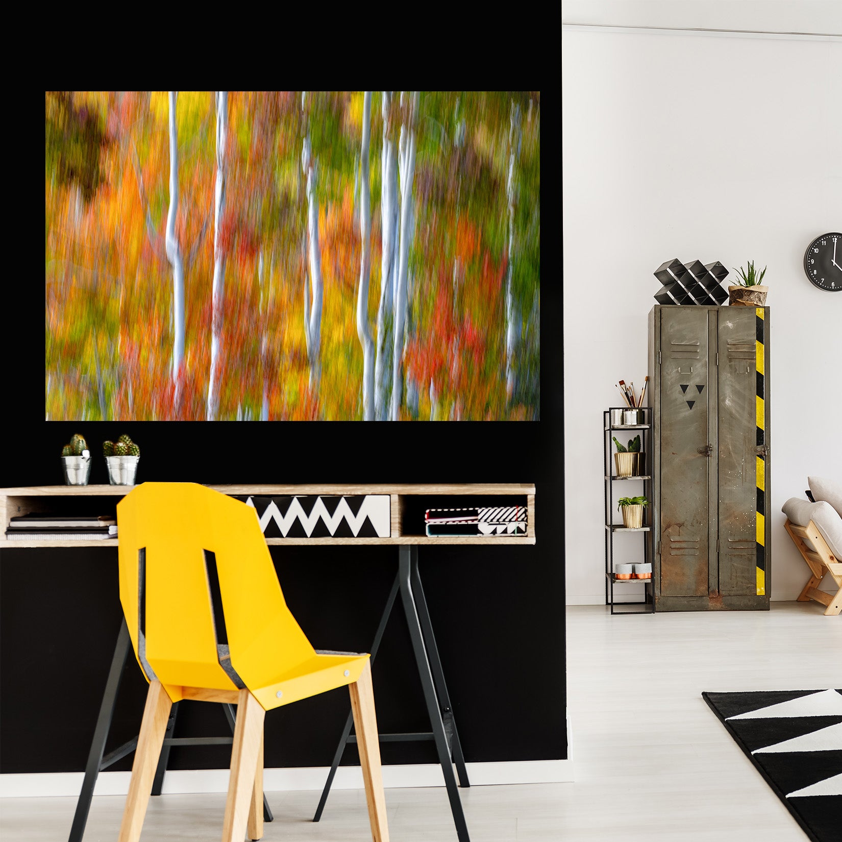 3D Orange Reflection 210 Marco Carmassi Wall Sticker