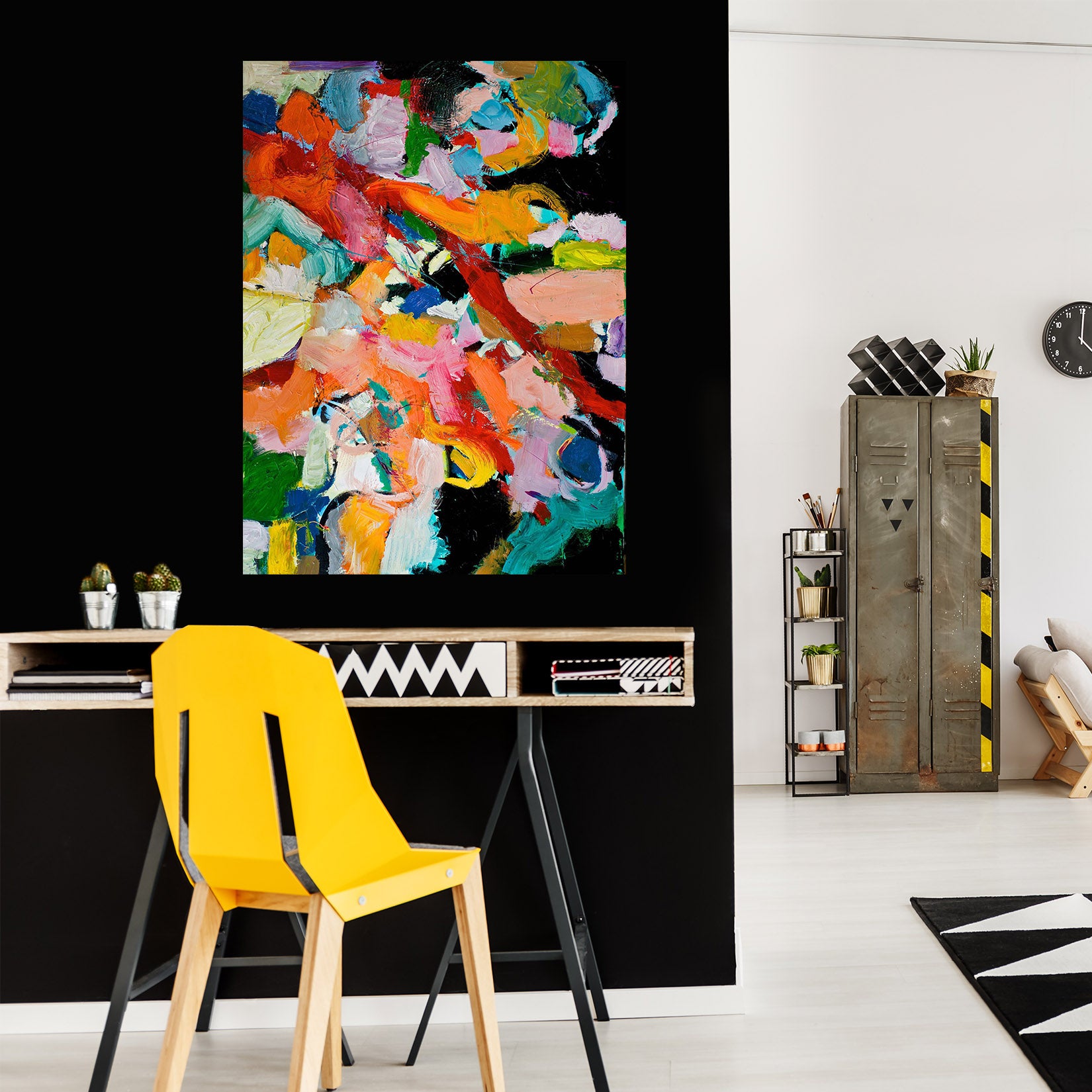 3D Color Graffiti 029 Allan P. Friedlander Wall Sticker