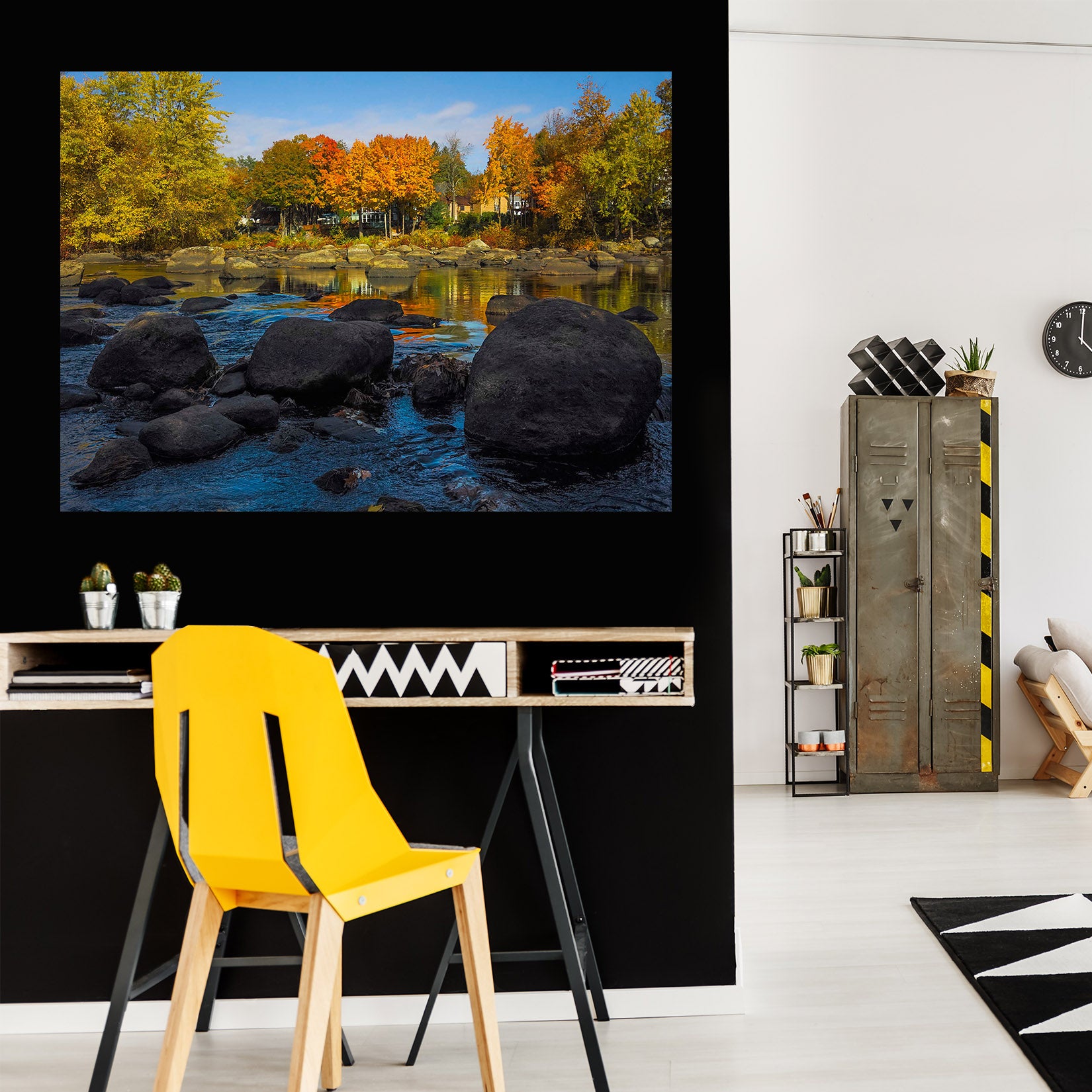 3D Stone River 114 Jerry LoFaro Wall Sticker