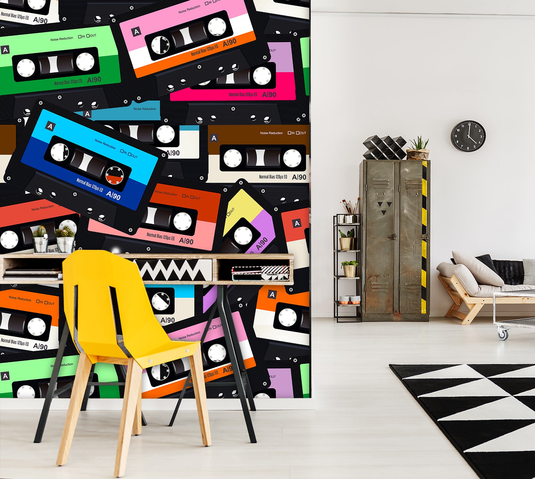 3D Color Tape 88 Wall Murals