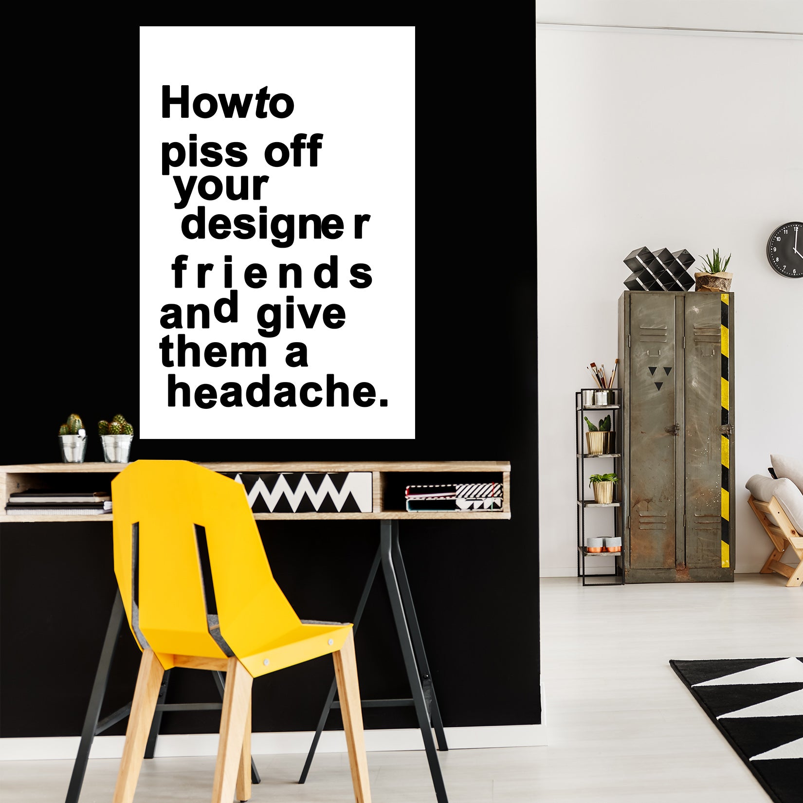 3D Flag Letters 224 Boris Draschoff Wall Sticker