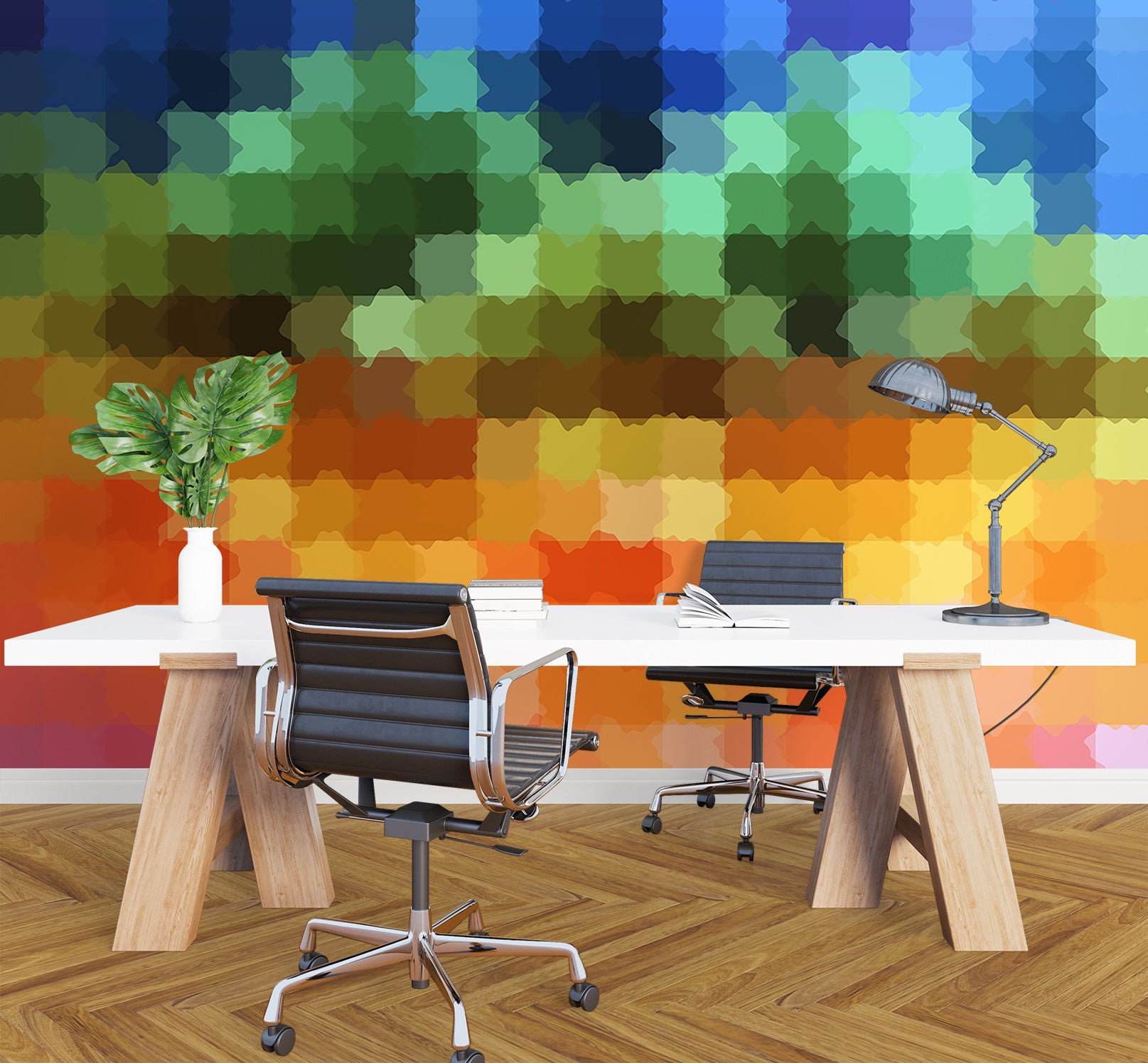 3D Colored Multicultural 71075 Shandra Smith Wall Mural Wall Murals