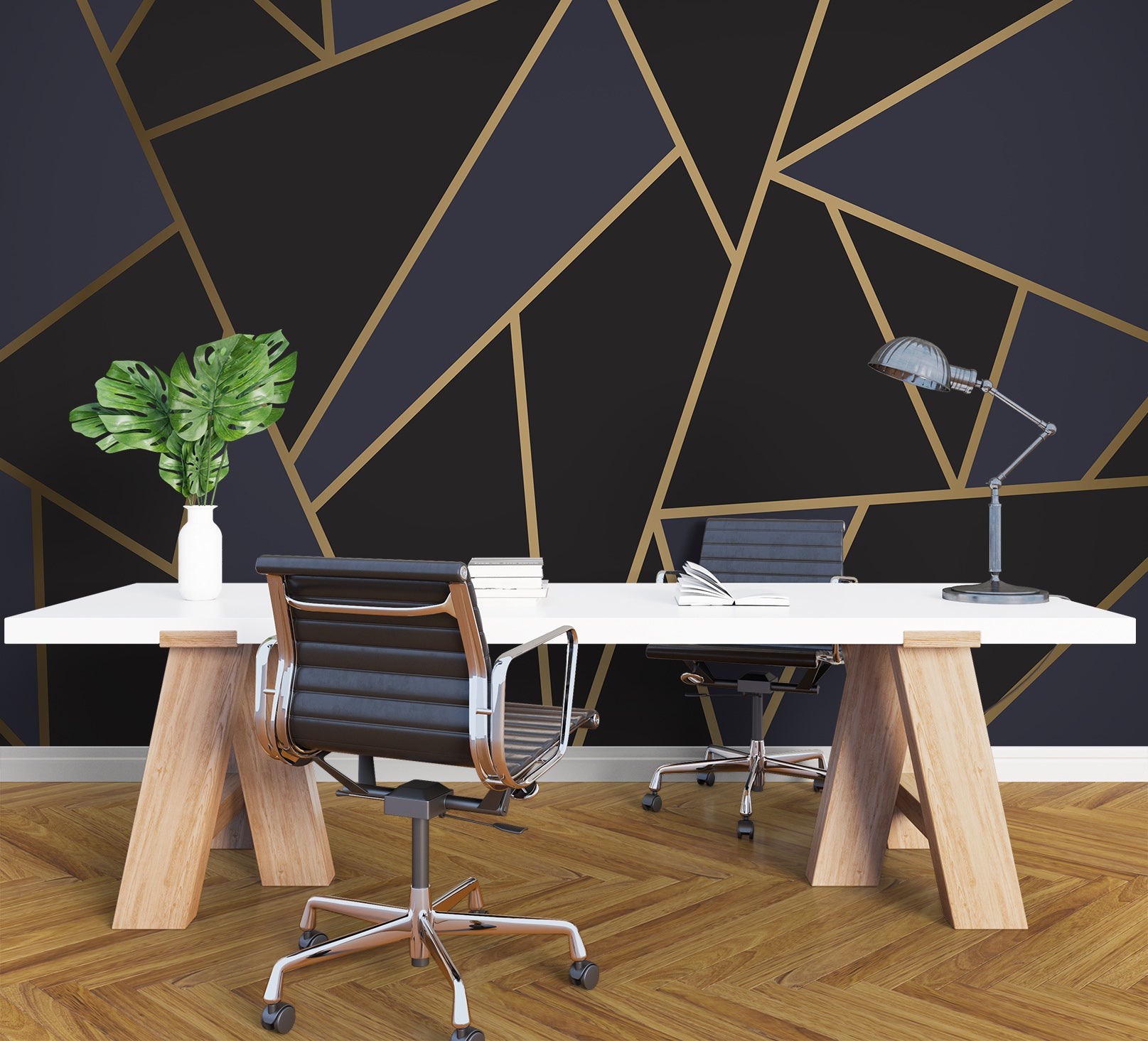 3D Black Graphics 1099 Wall Murals