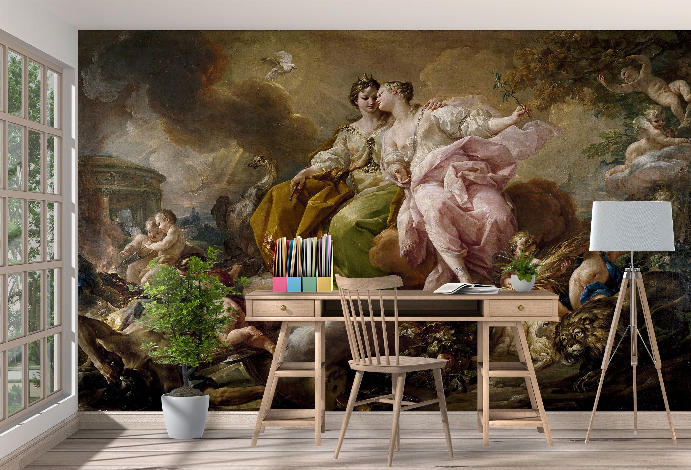 3D Oil Painting Religion 1111 Wall Murals