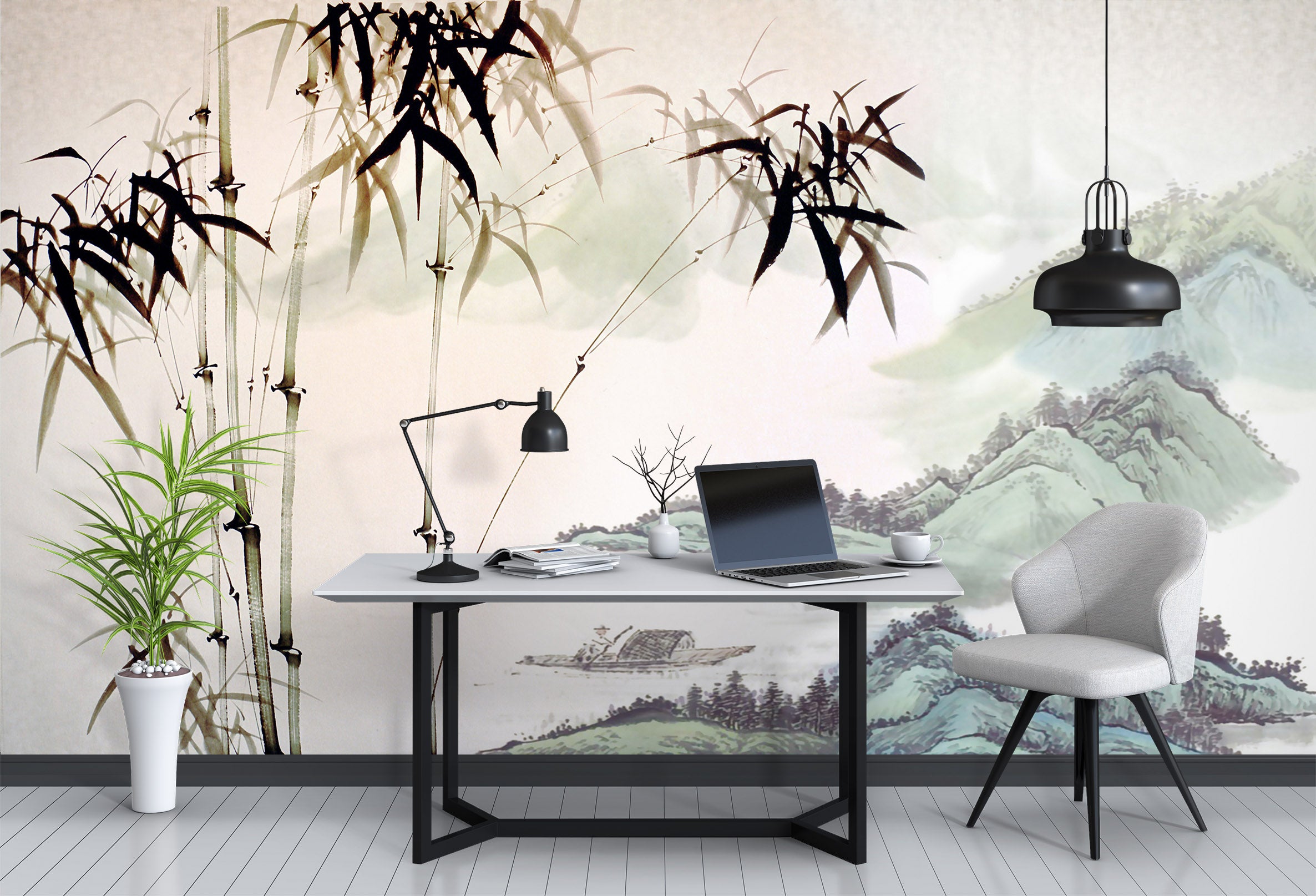 3D Mo Bamboo 1011 Wall Murals
