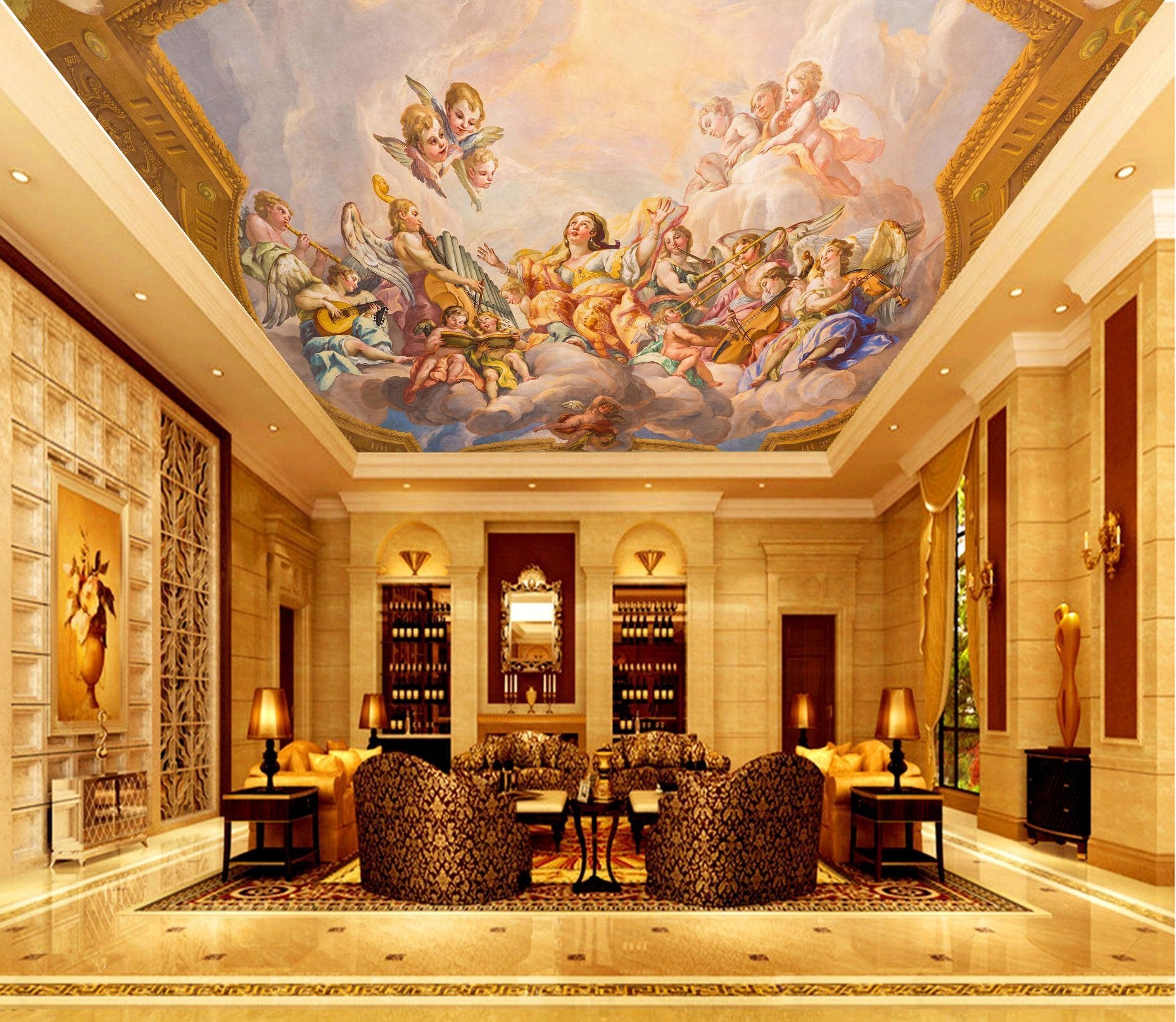 Playing Music Reading 090 Wallpaper AJ Wallpaper