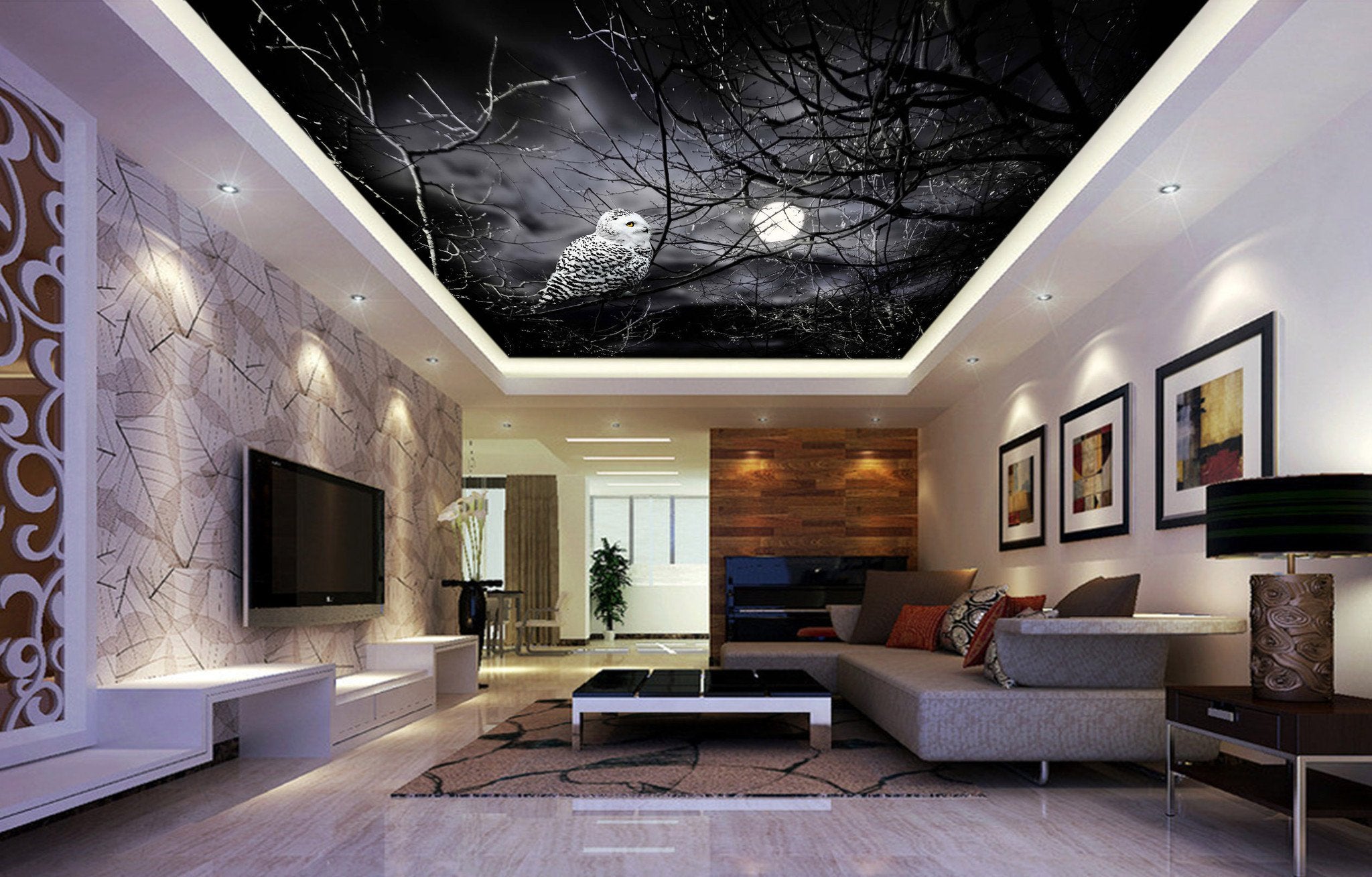 Bright Moon And Bird Wallpaper AJ Wallpaper