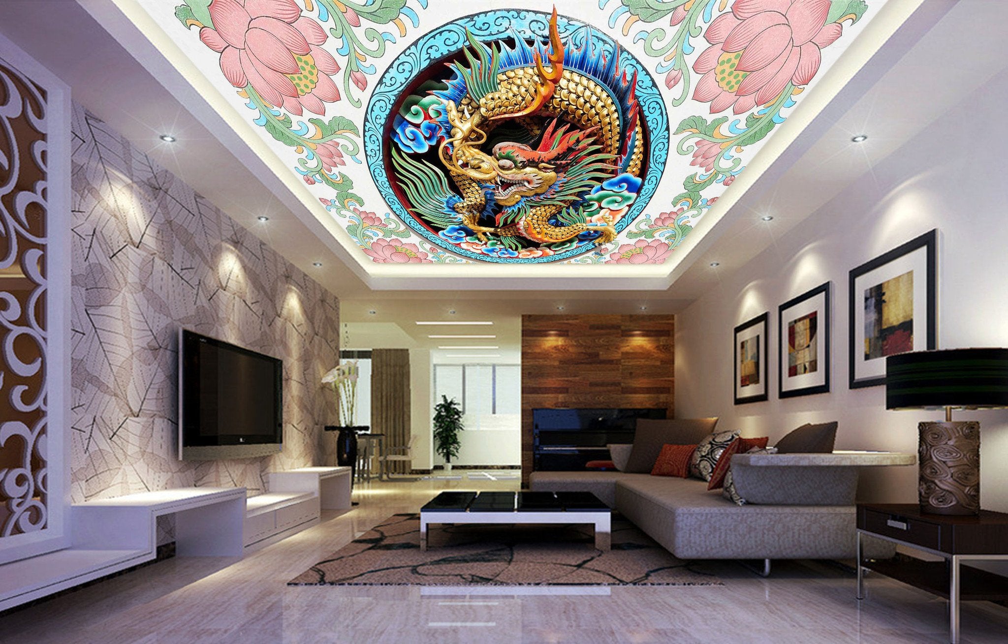 Dragon Carvings Wallpaper AJ Wallpaper