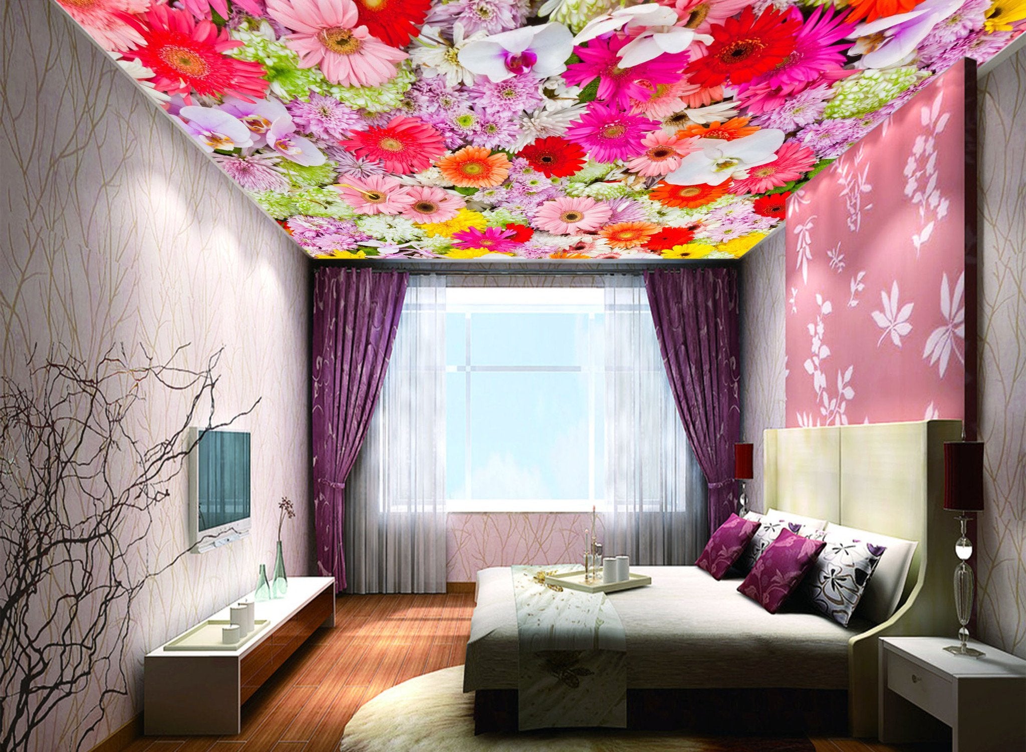 Bright Fresh Flowers Wallpaper AJ Wallpaper